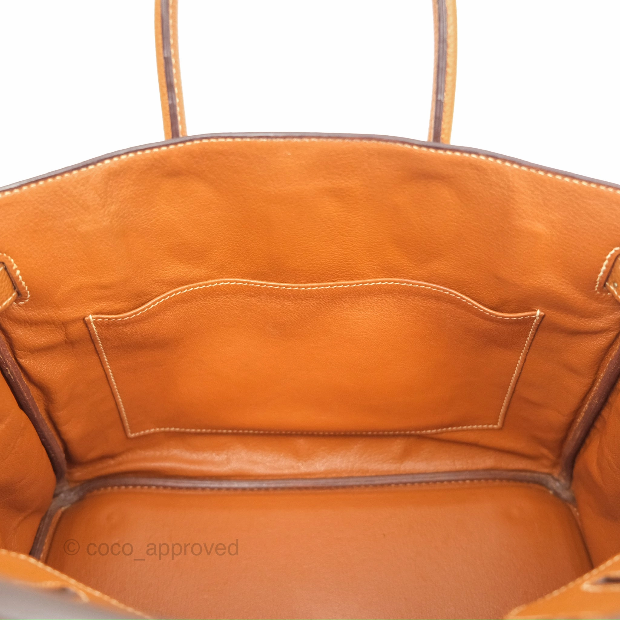 Herms Birkin 30 Retourne Gold Clemence Palladium Hardware