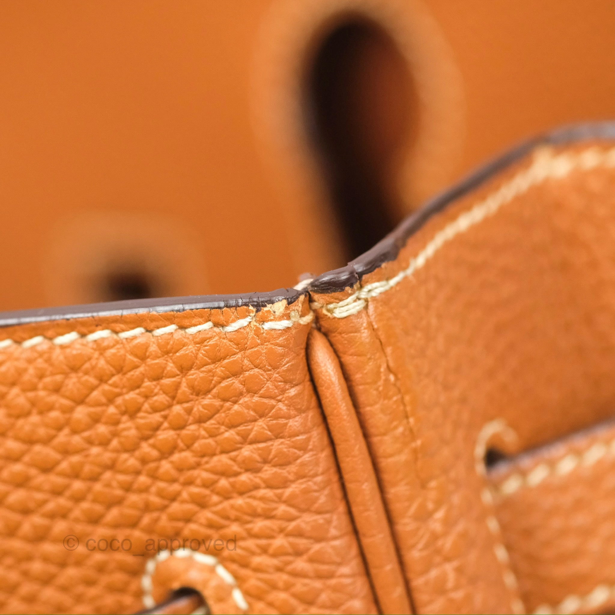 Herms Birkin 30 Retourne Gold Clemence Palladium Hardware