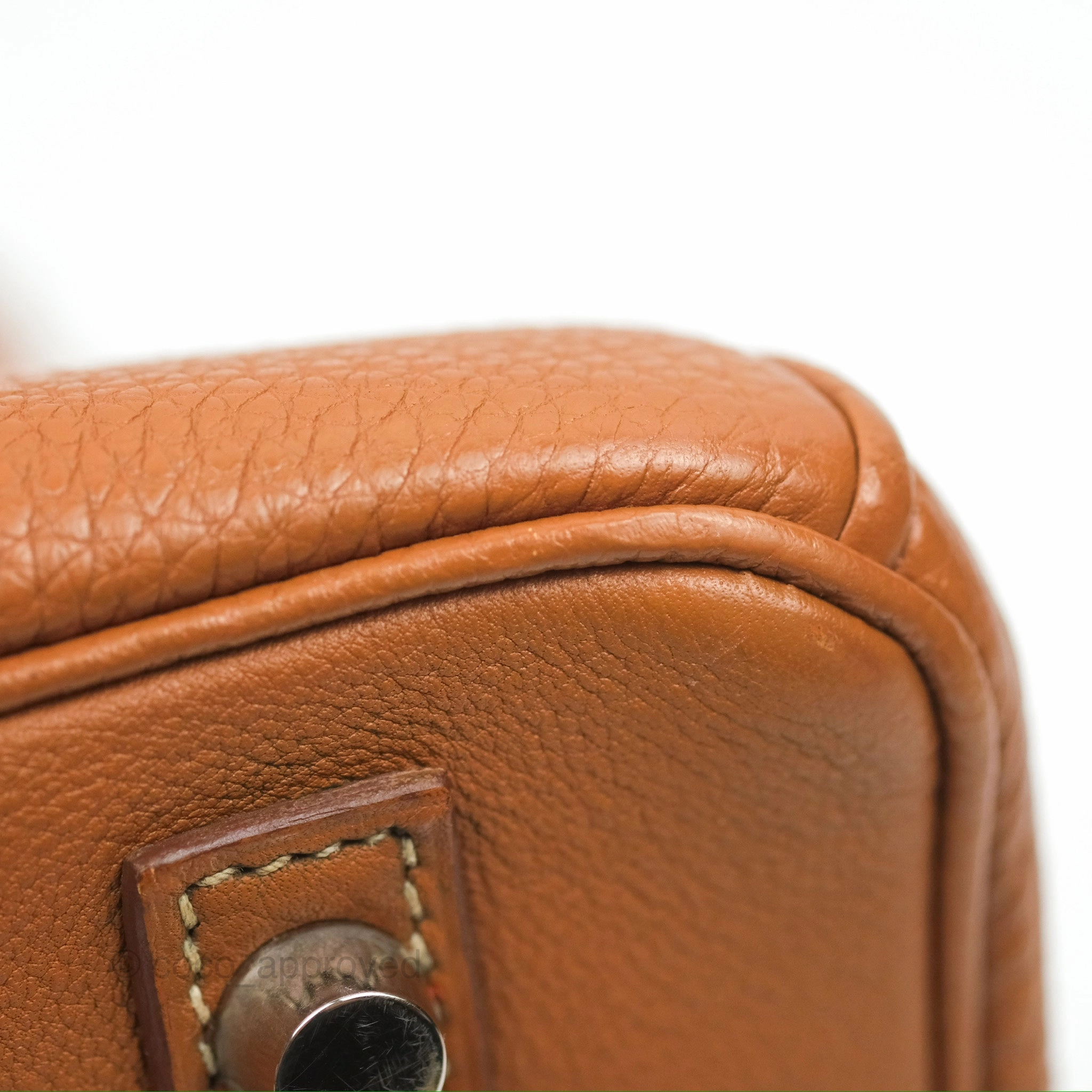 Herms Birkin 30 Retourne Gold Clemence Palladium Hardware