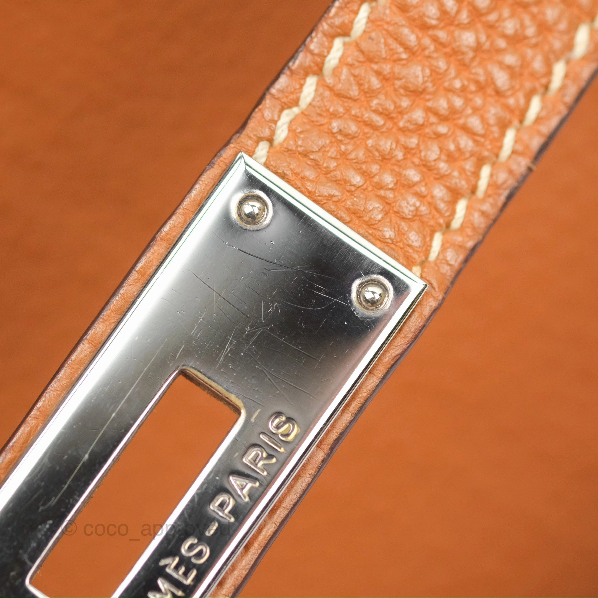 Herms Birkin 30 Retourne Gold Clemence Palladium Hardware