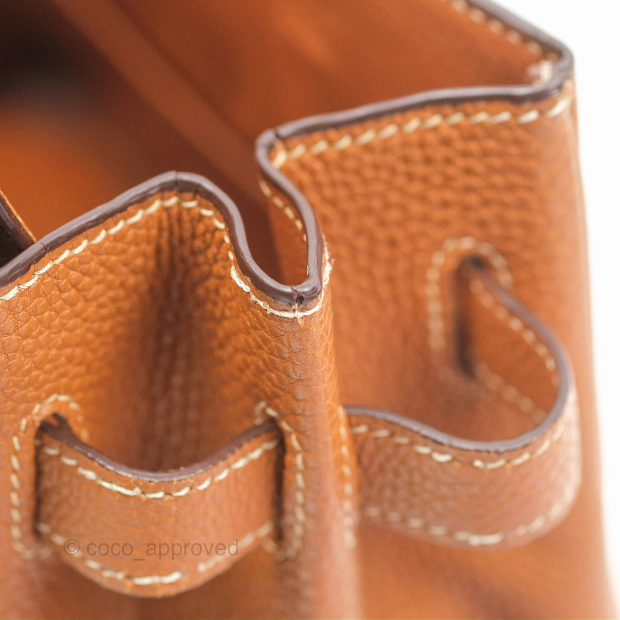 Herms Birkin 30 Retourne Gold Clemence Palladium Hardware