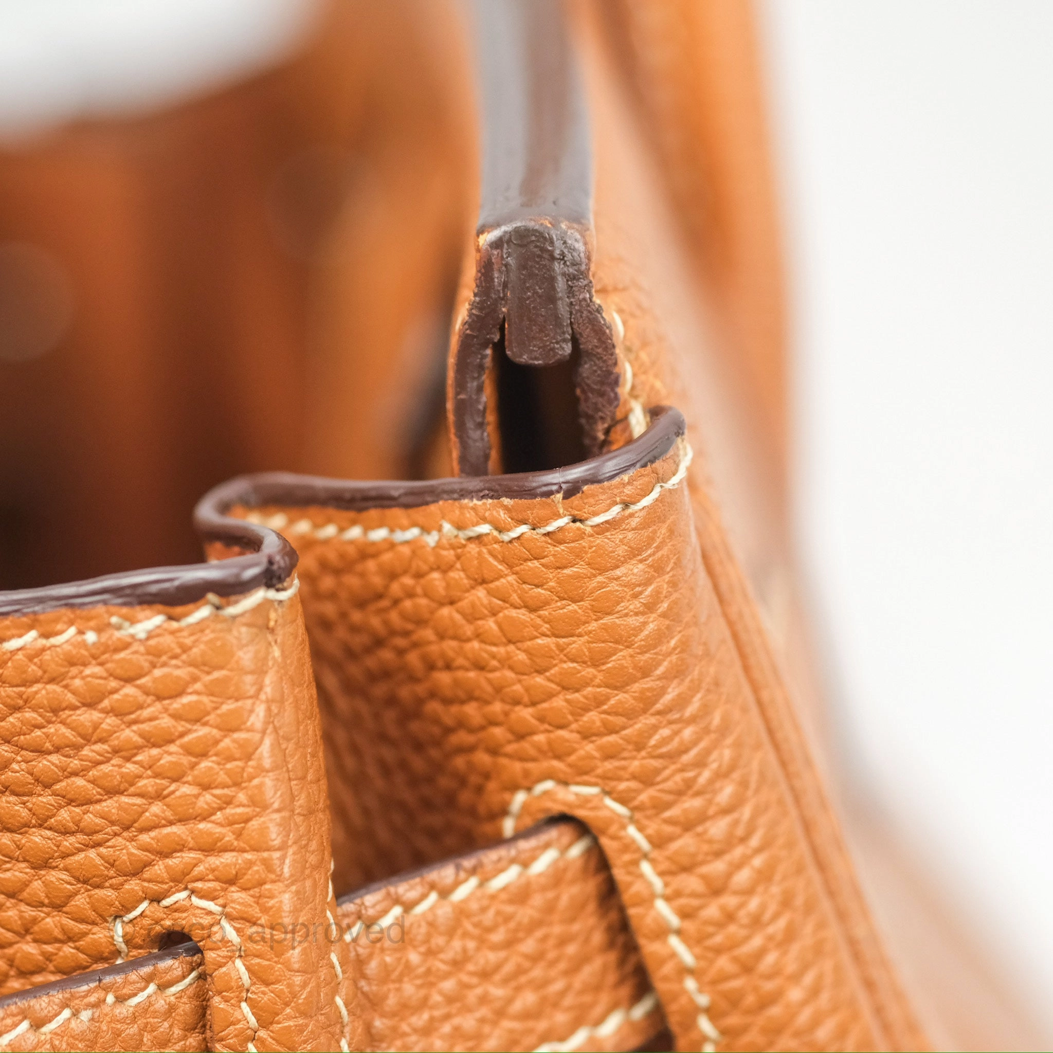 Herms Birkin 30 Retourne Gold Clemence Palladium Hardware
