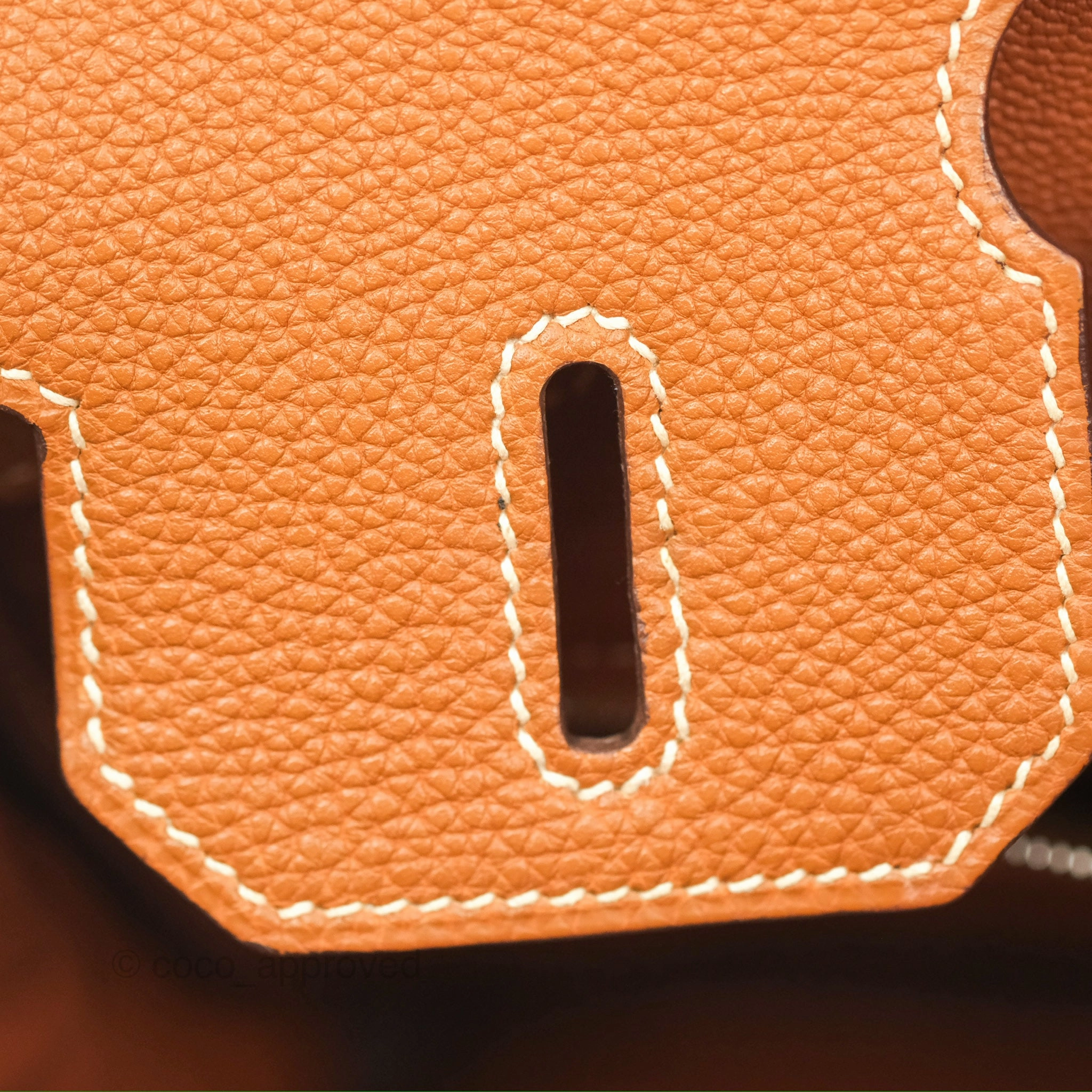 Herms Birkin 30 Retourne Gold Clemence Palladium Hardware
