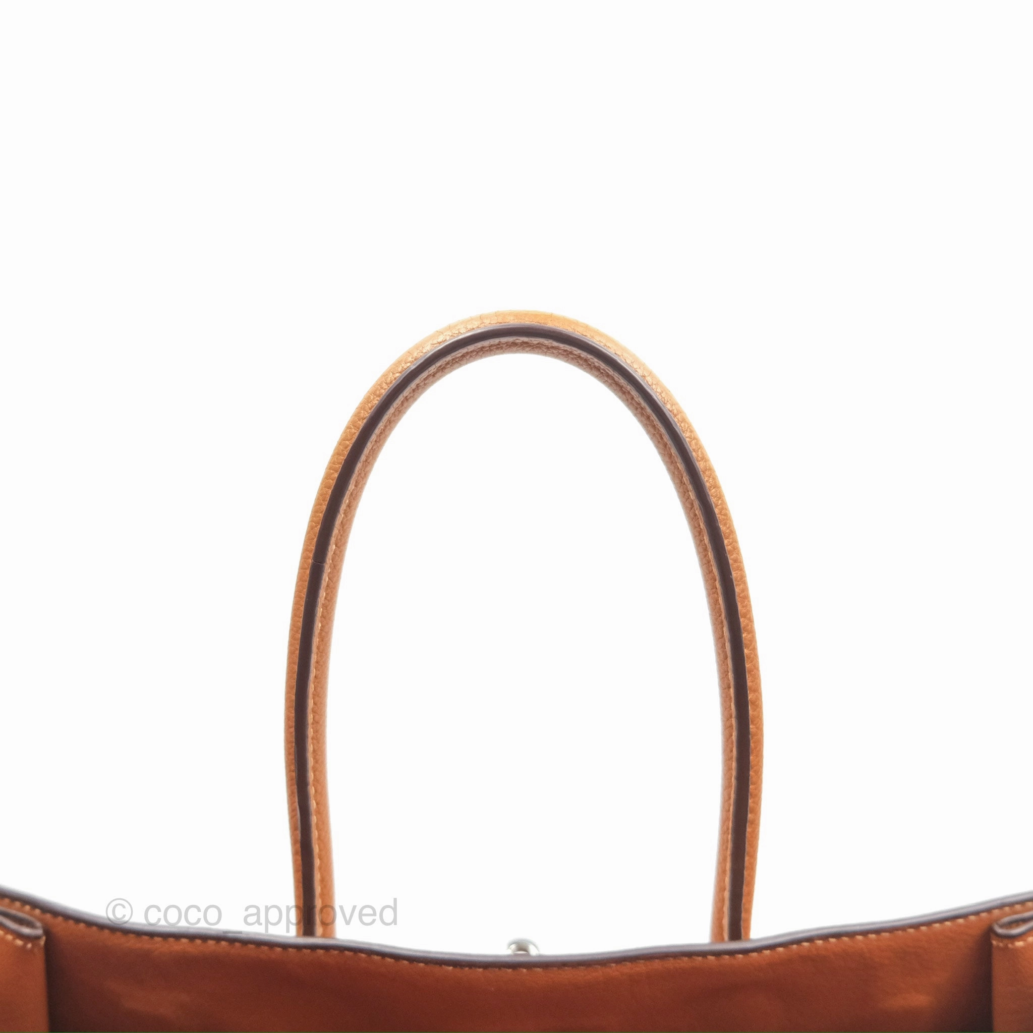 Herms Birkin 30 Retourne Gold Clemence Palladium Hardware