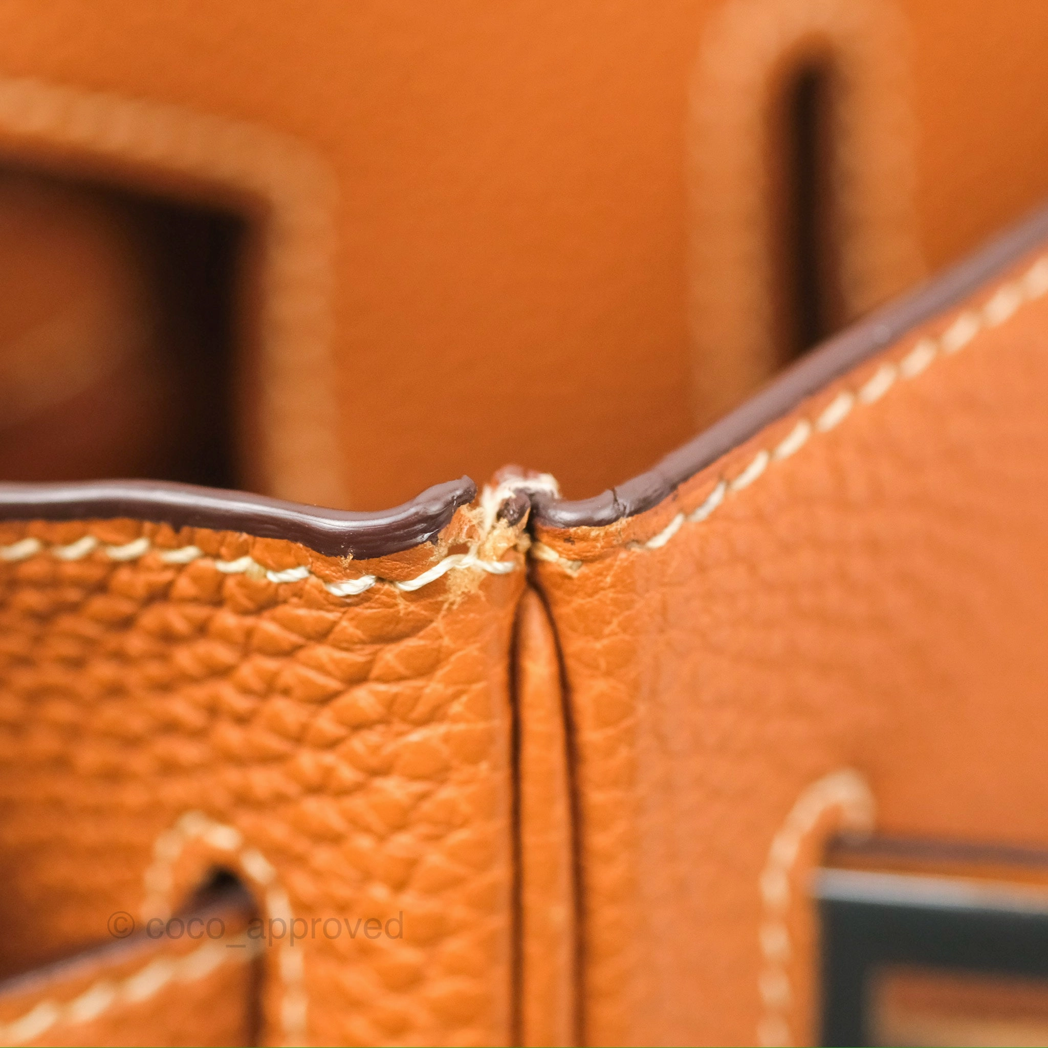 Herms Birkin 30 Retourne Gold Clemence Palladium Hardware