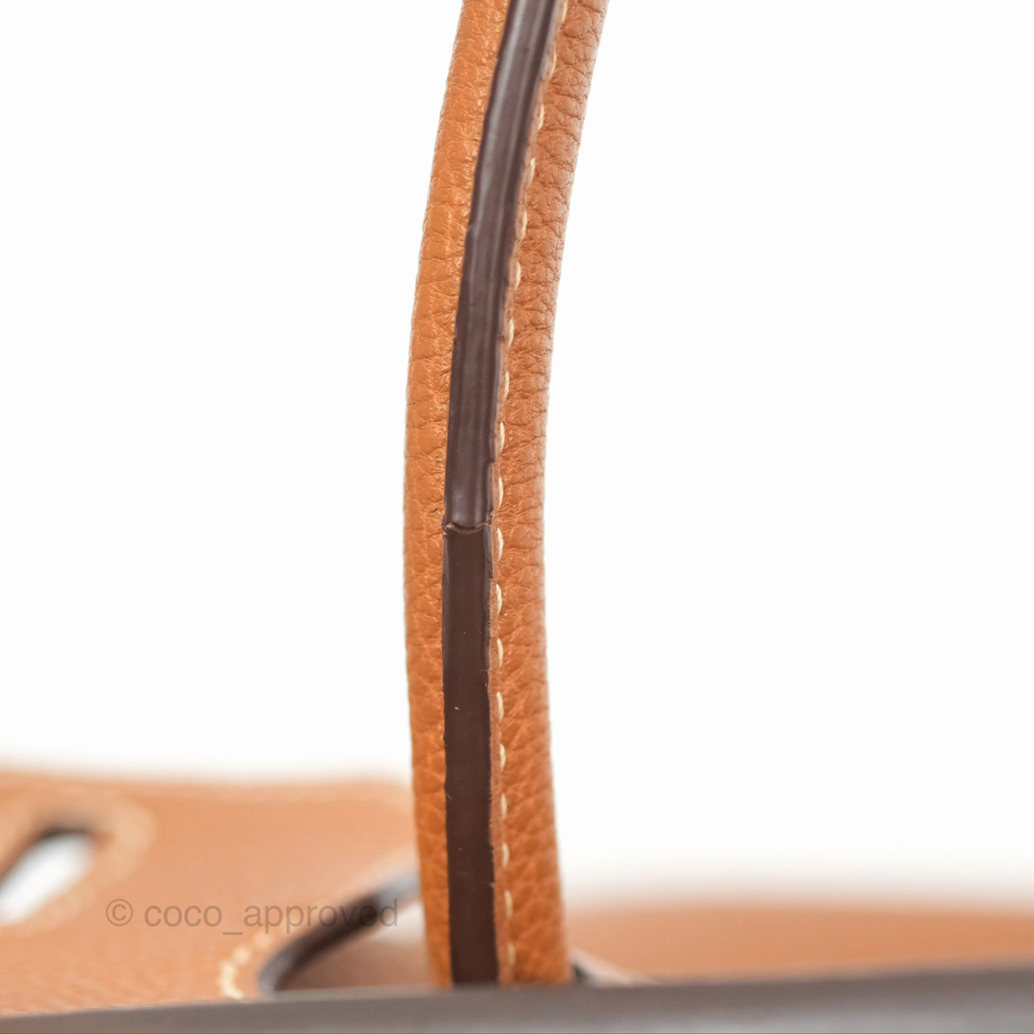 Herms Birkin 30 Retourne Gold Clemence Palladium Hardware