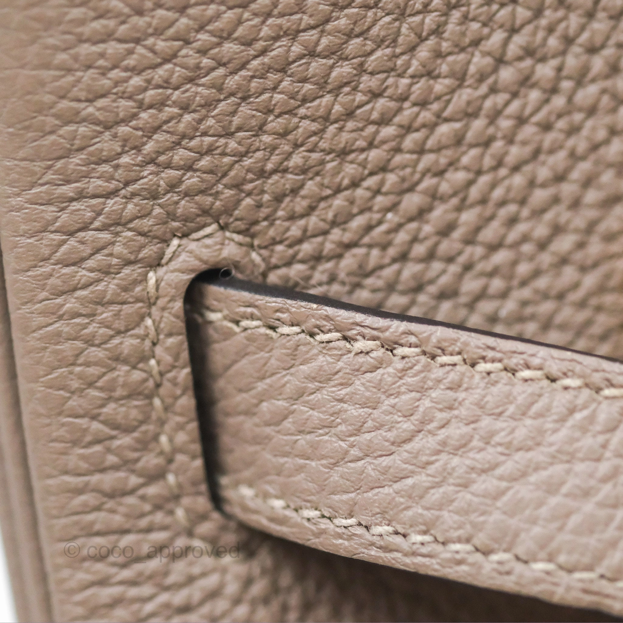 Herms Birkin 30 Retourne Gris Asphalt M8 Togo Gold Hardware