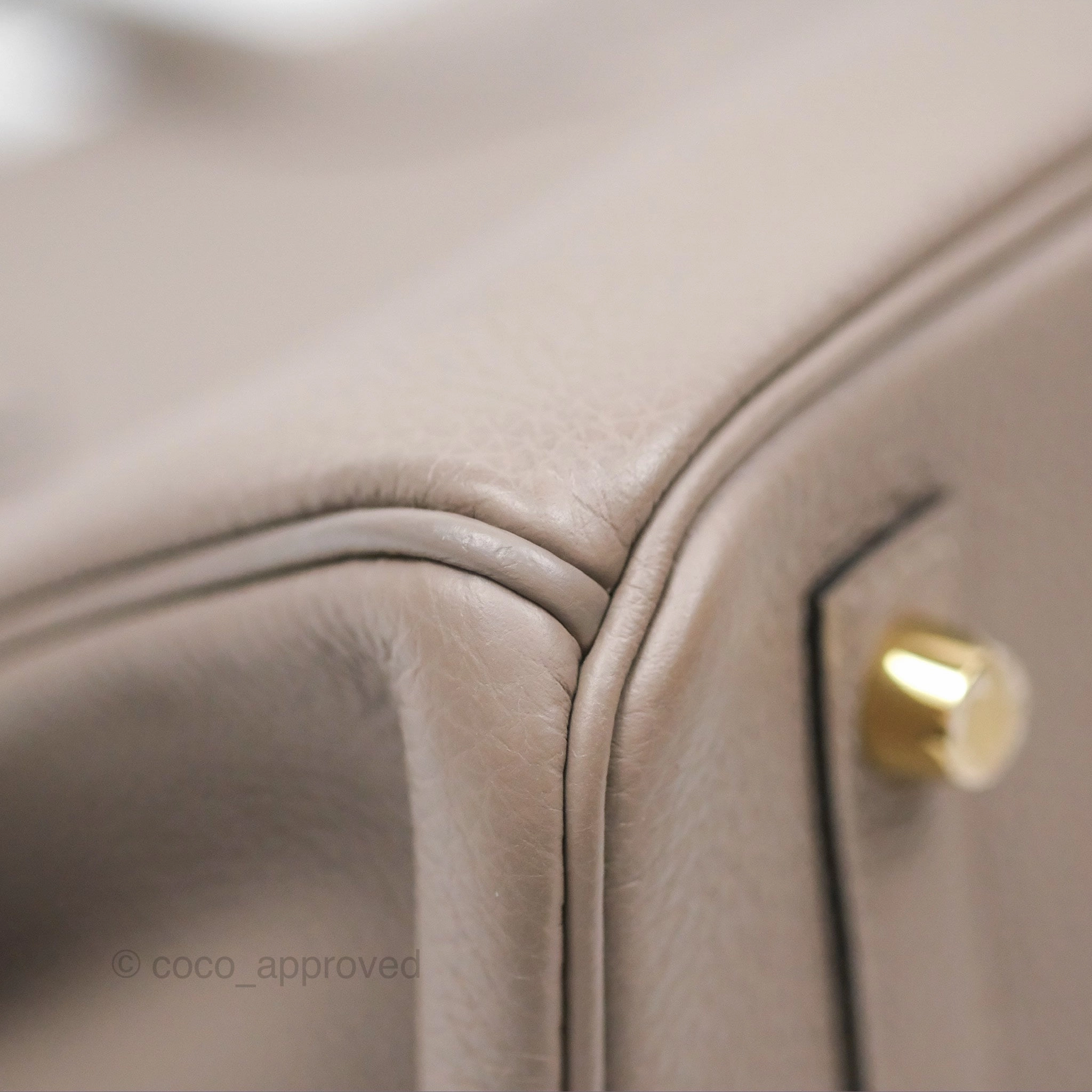 Herms Birkin 30 Retourne Gris Asphalt M8 Togo Gold Hardware