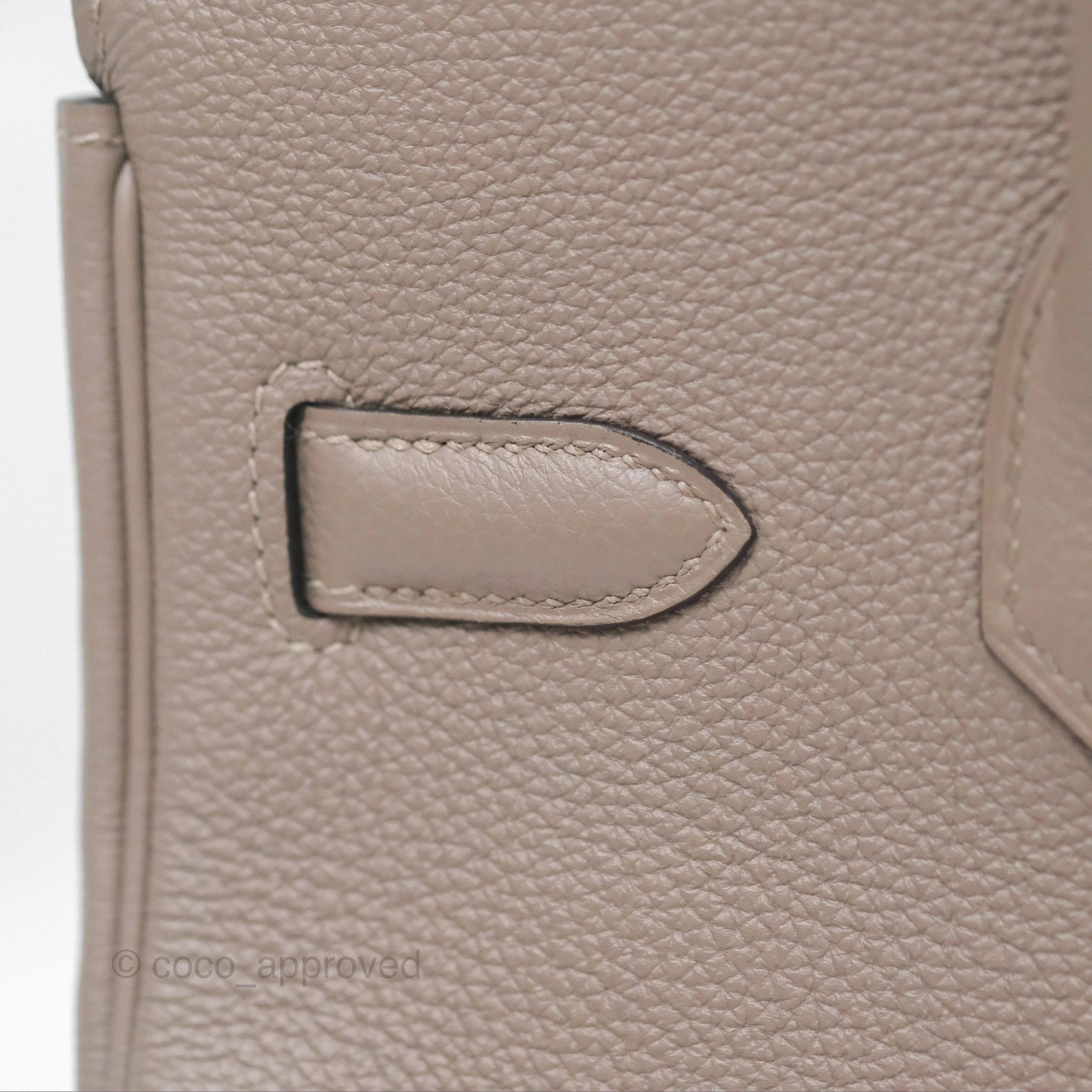 Herms Birkin 30 Retourne Gris Asphalt M8 Togo Gold Hardware