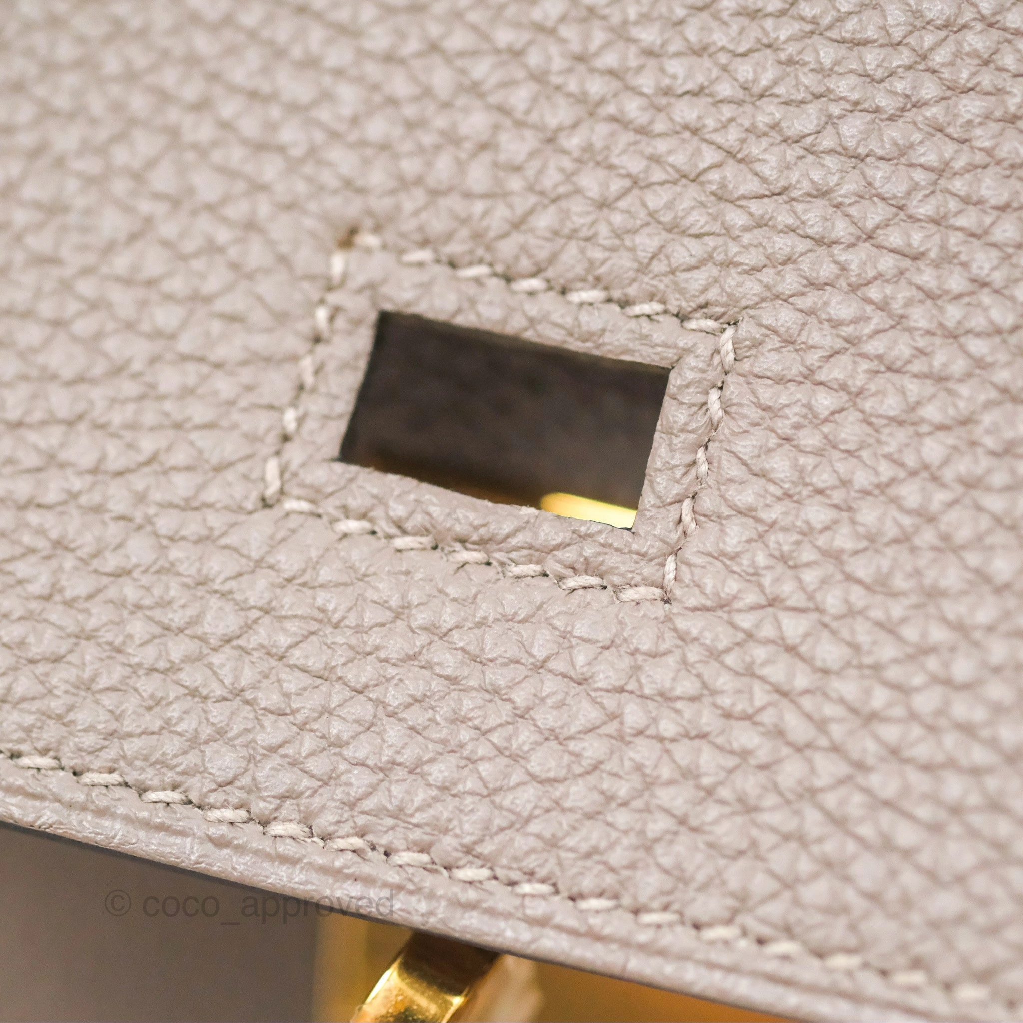 Herms Birkin 30 Retourne Gris Asphalt M8 Togo Gold Hardware