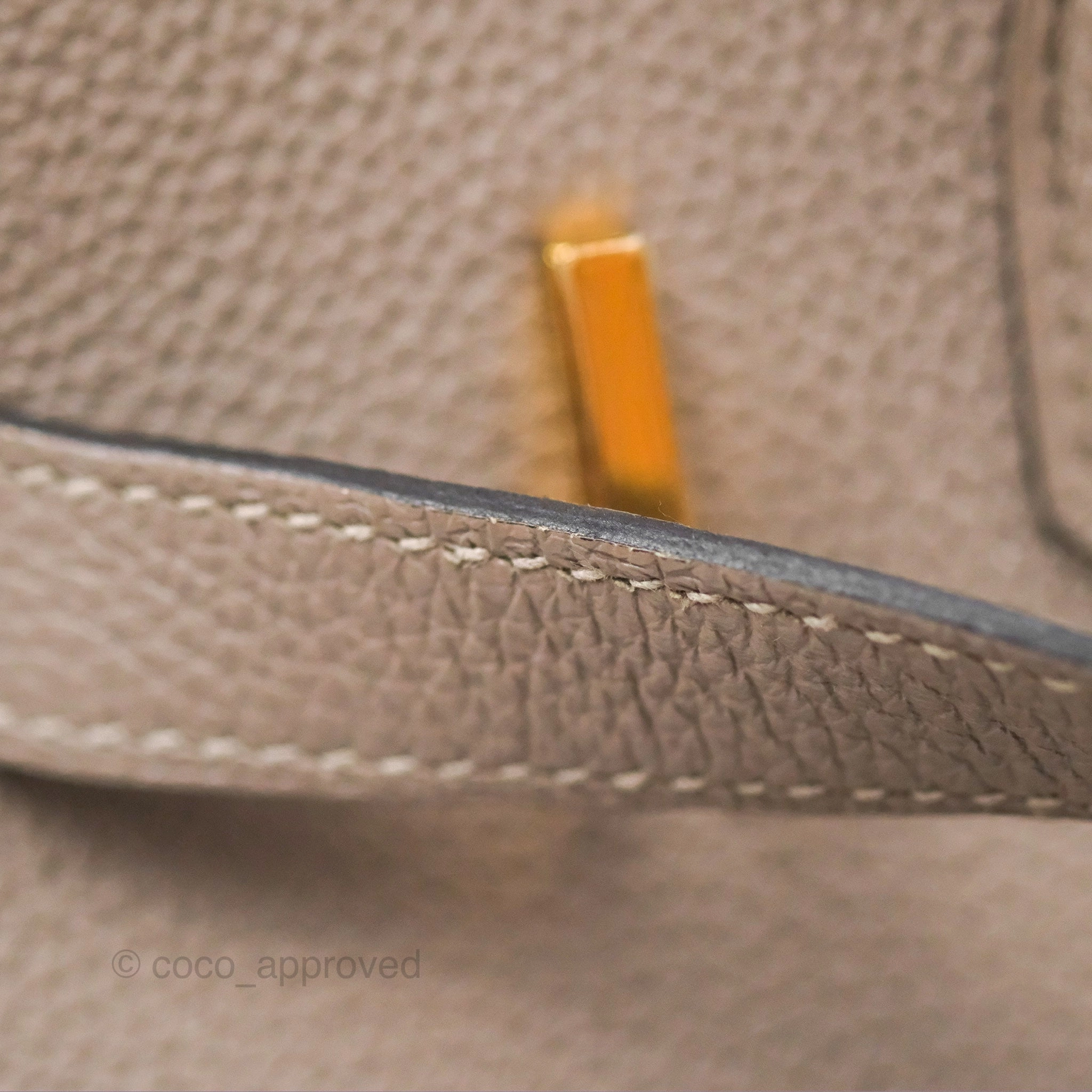 Herms Birkin 30 Retourne Gris Asphalt M8 Togo Gold Hardware