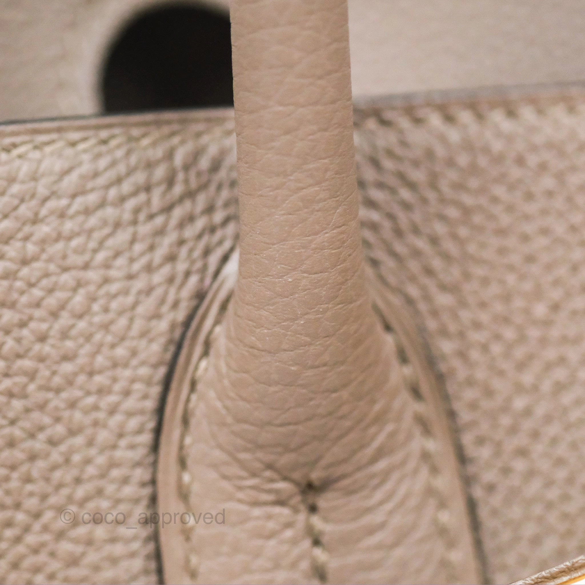 Herms Birkin 30 Retourne Gris Asphalt M8 Togo Gold Hardware