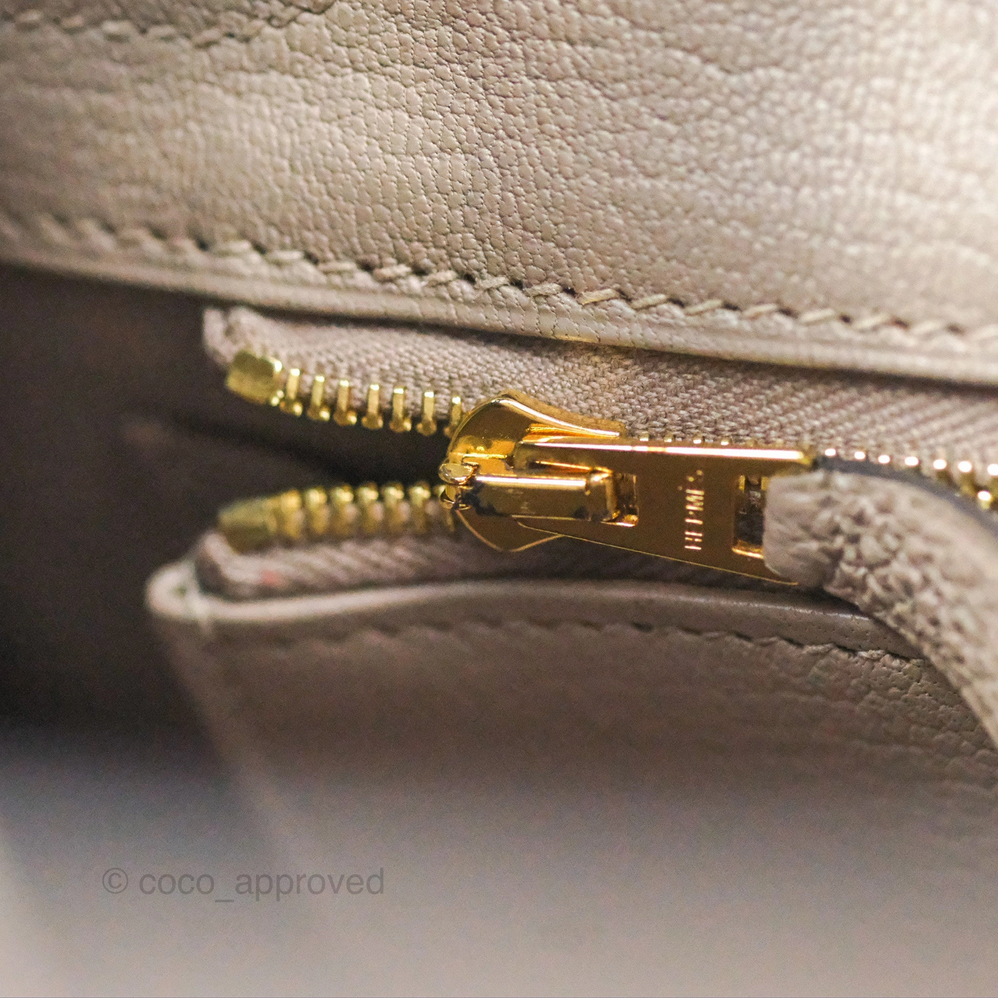 Herms Birkin 30 Retourne Gris Asphalt M8 Togo Gold Hardware