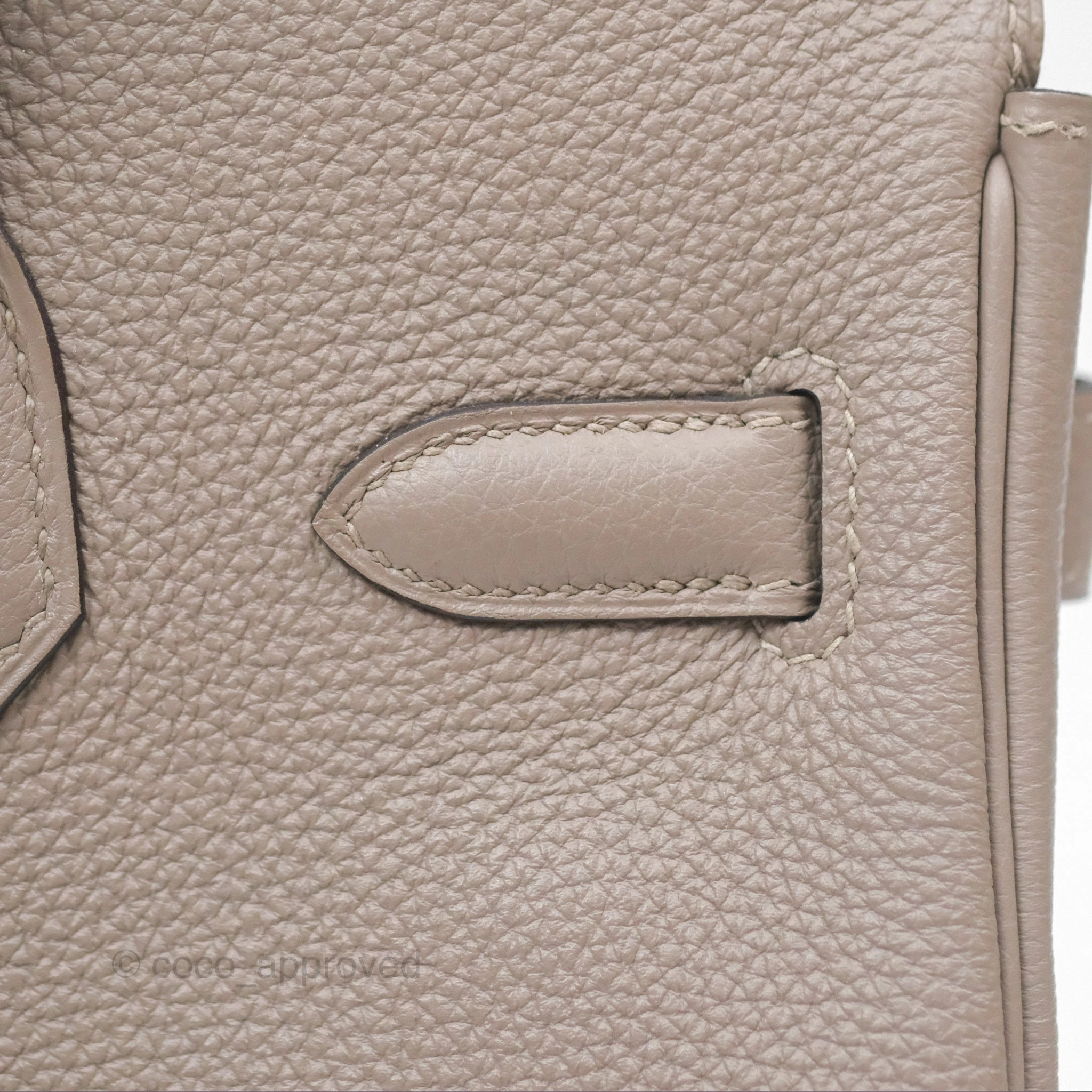 Herms Birkin 30 Retourne Gris Asphalt M8 Togo Gold Hardware