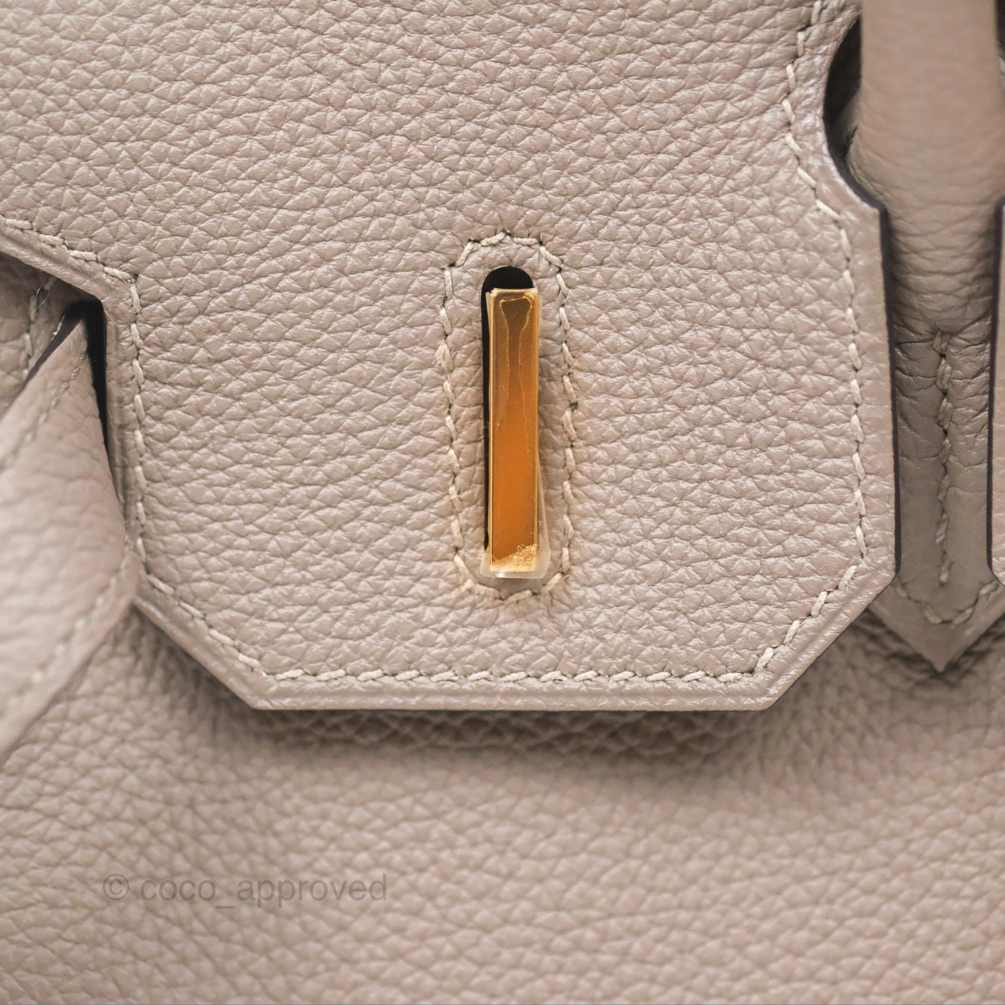Herms Birkin 30 Retourne Gris Asphalt M8 Togo Gold Hardware