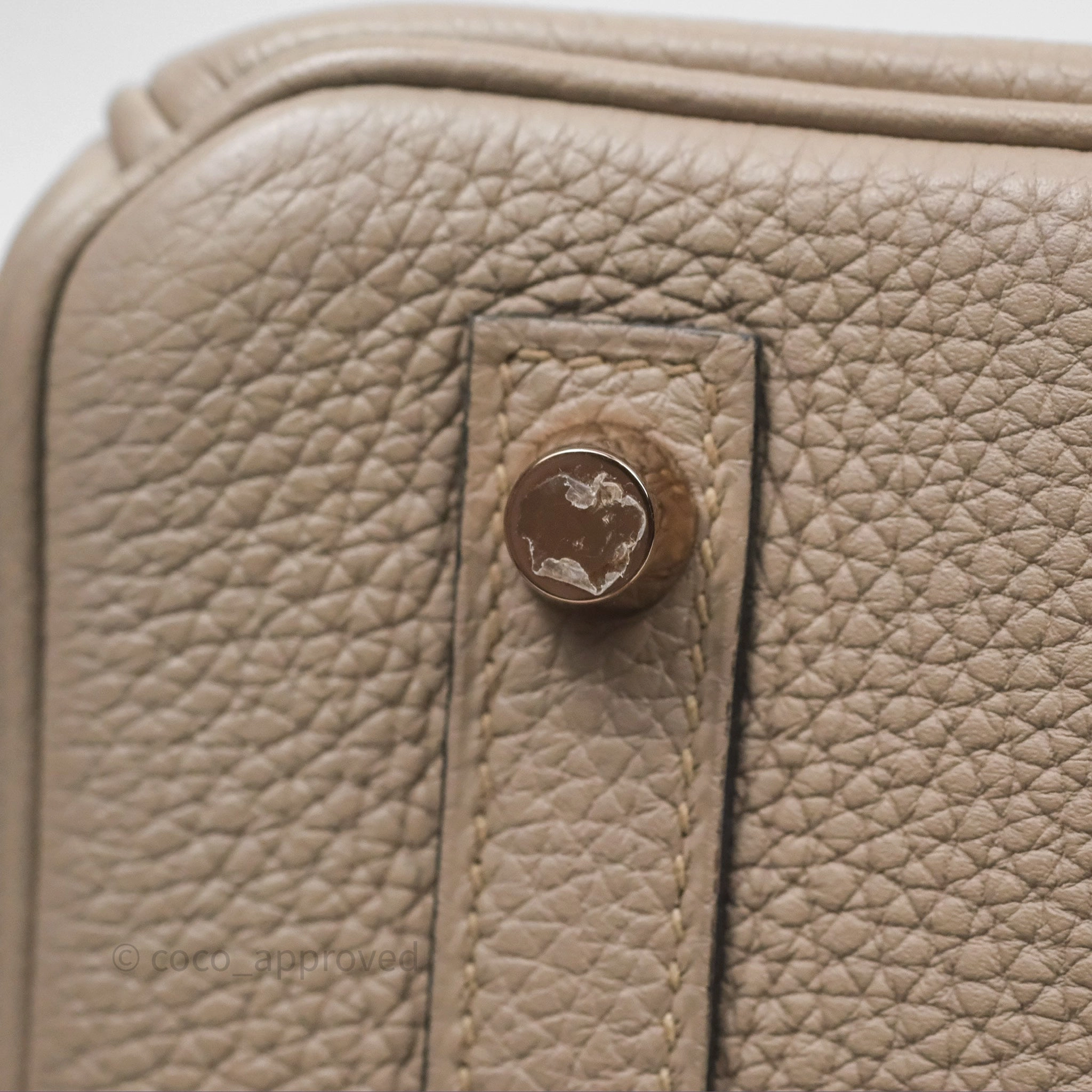 Herms Birkin 30 Retourne Gris Asphalte M8 Togo Rose Gold Hardware