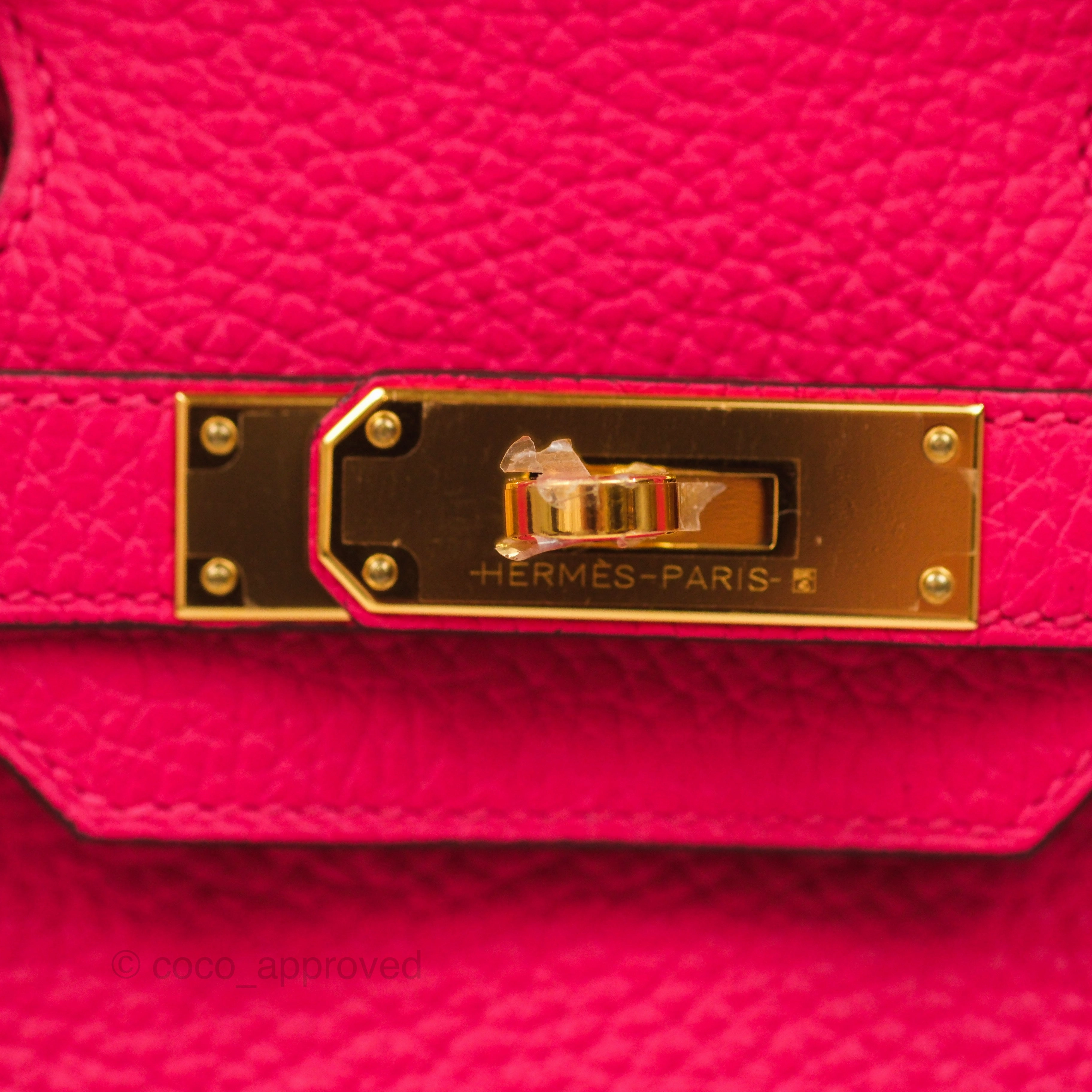 Herms Birkin 30 Retourne I6 Rose Extrme Clemence Gold Hardware