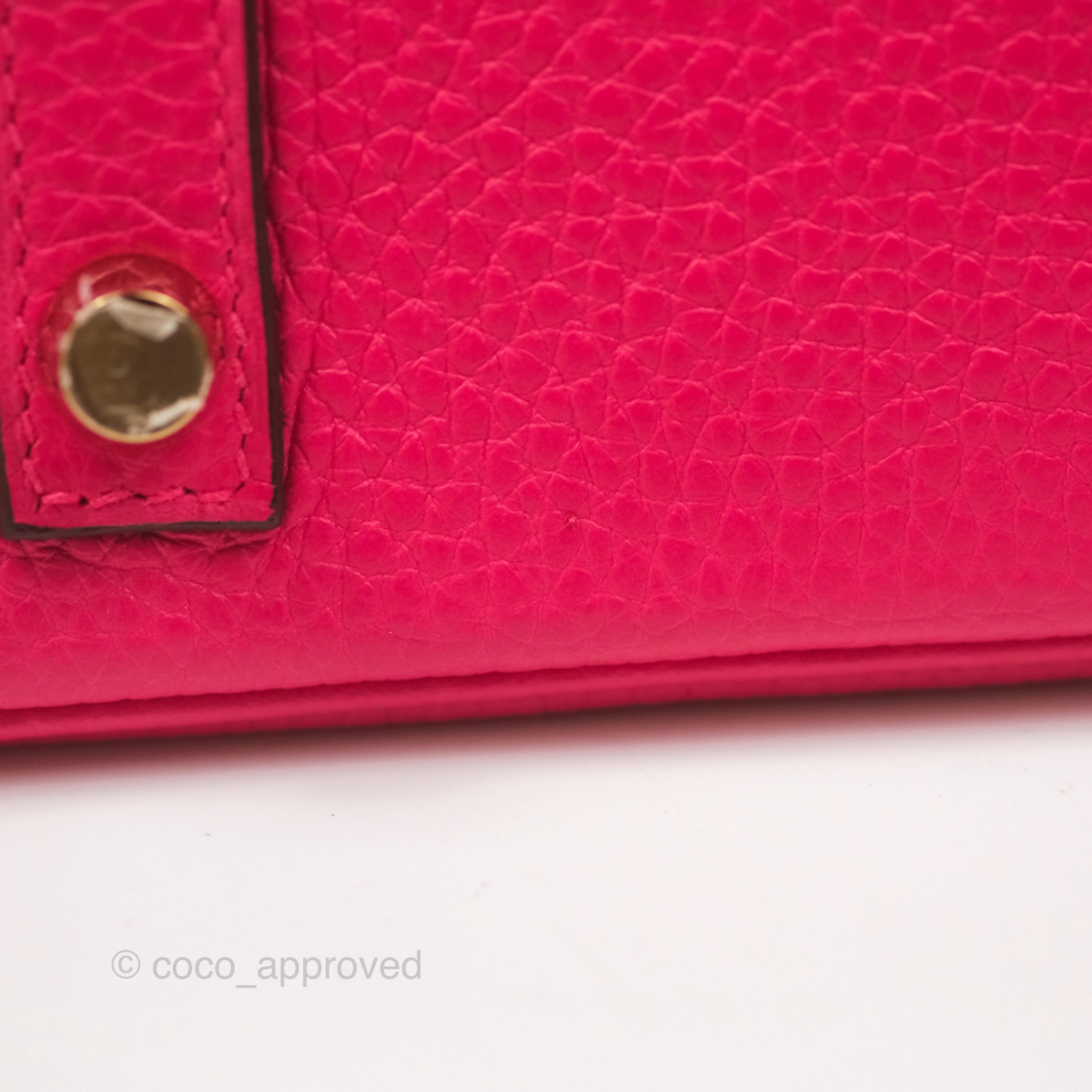 Herms Birkin 30 Retourne I6 Rose Extrme Clemence Gold Hardware