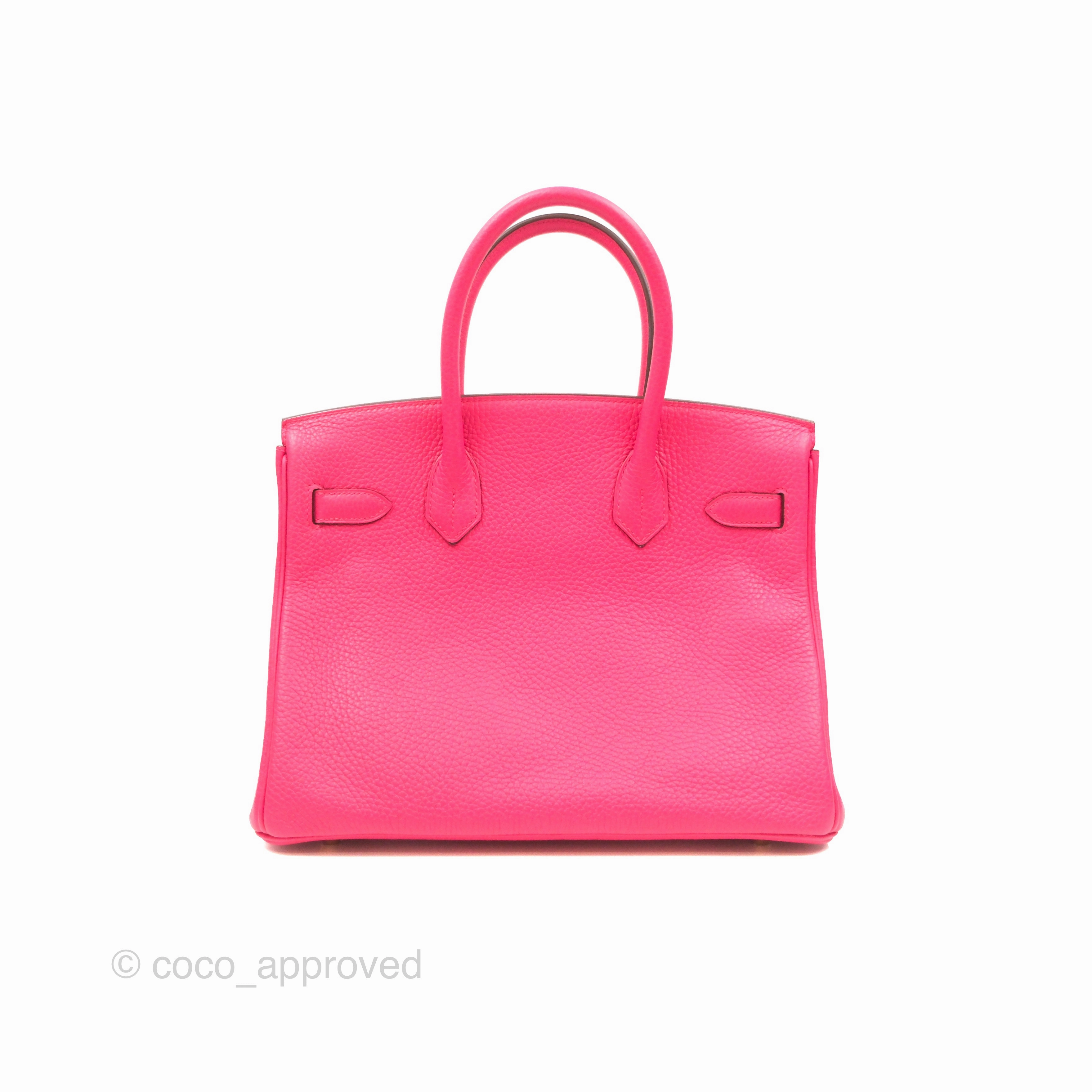 Herms Birkin 30 Retourne I6 Rose Extrme Clemence Gold Hardware