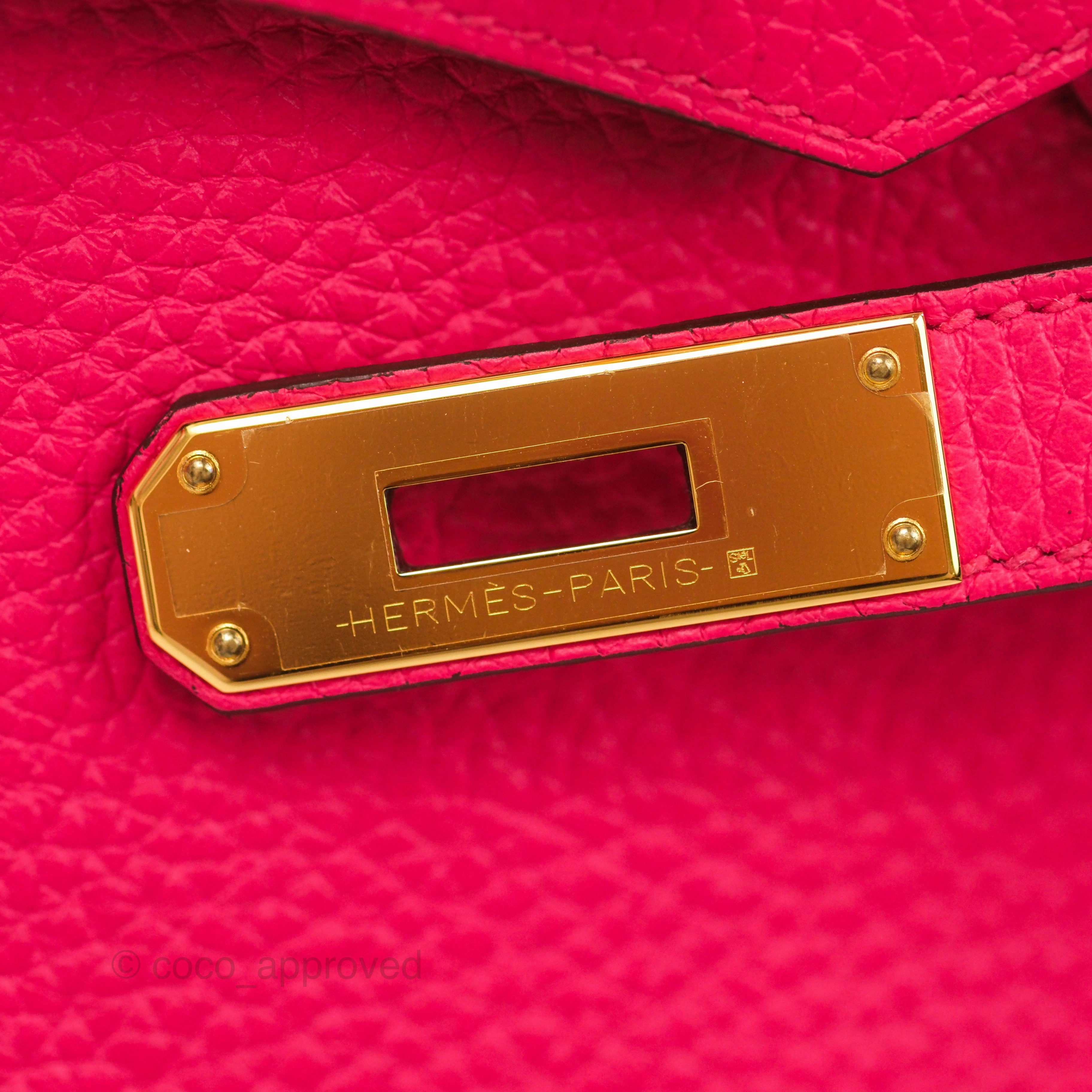 Herms Birkin 30 Retourne I6 Rose Extrme Clemence Gold Hardware
