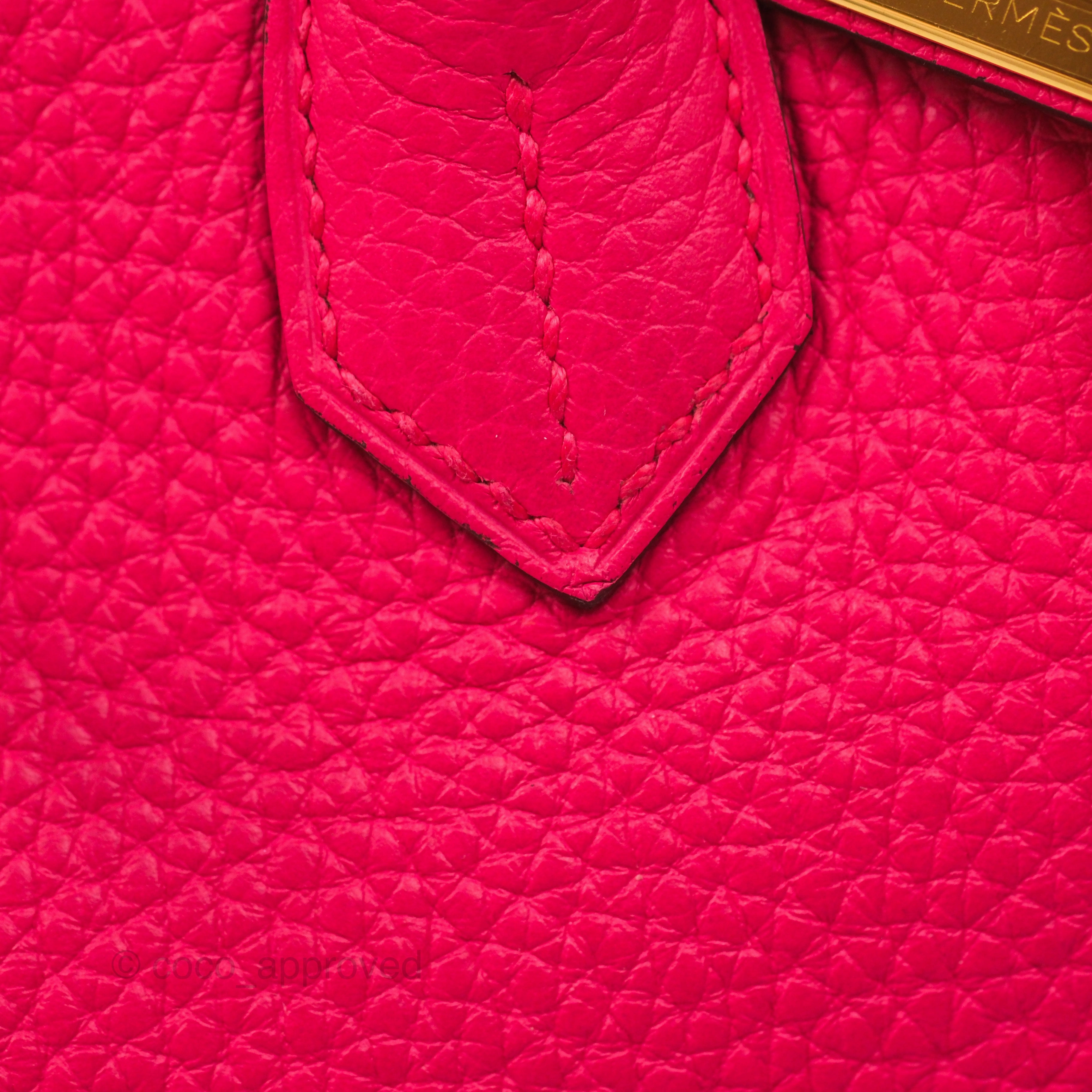 Herms Birkin 30 Retourne I6 Rose Extrme Clemence Gold Hardware