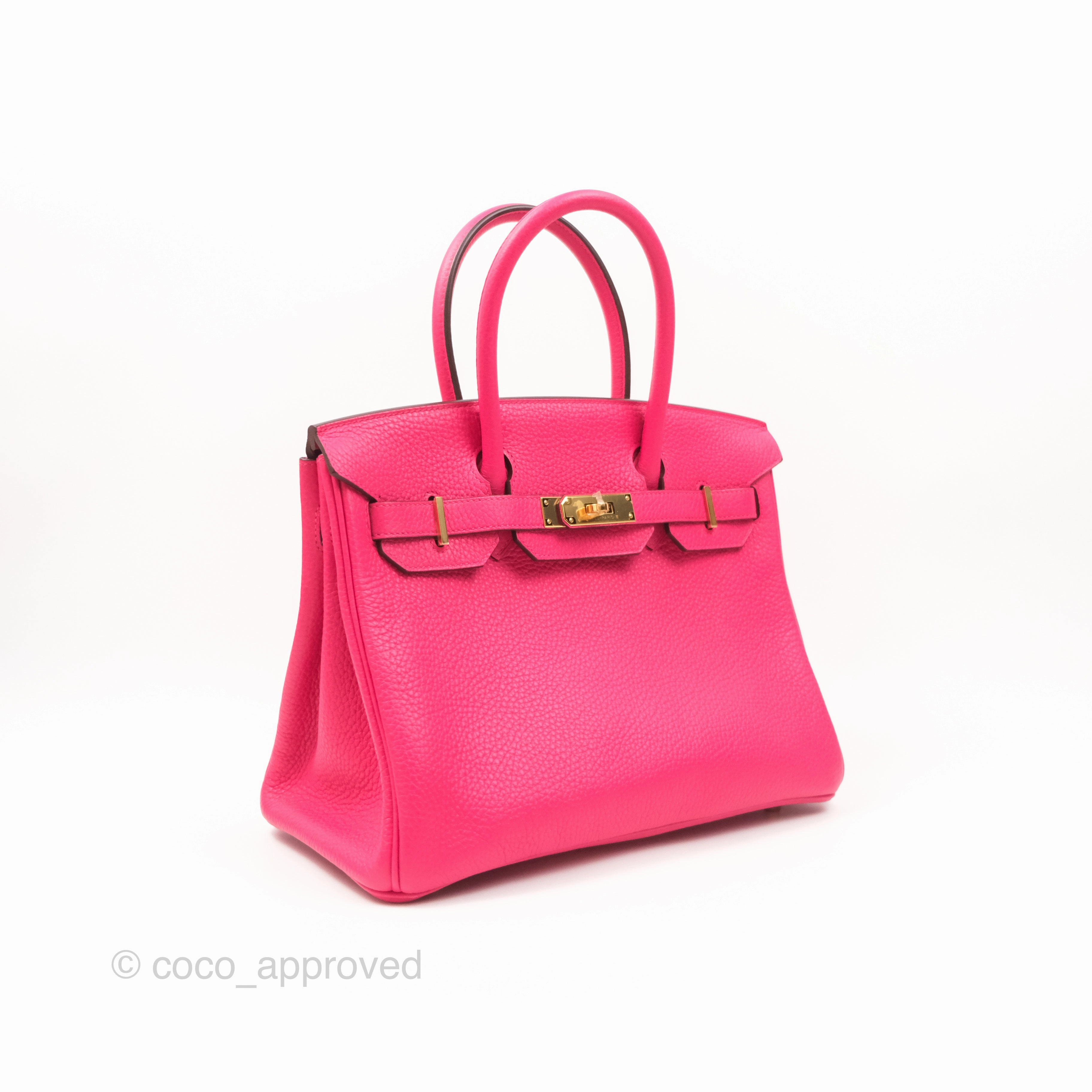 Herms Birkin 30 Retourne I6 Rose Extrme Clemence Gold Hardware
