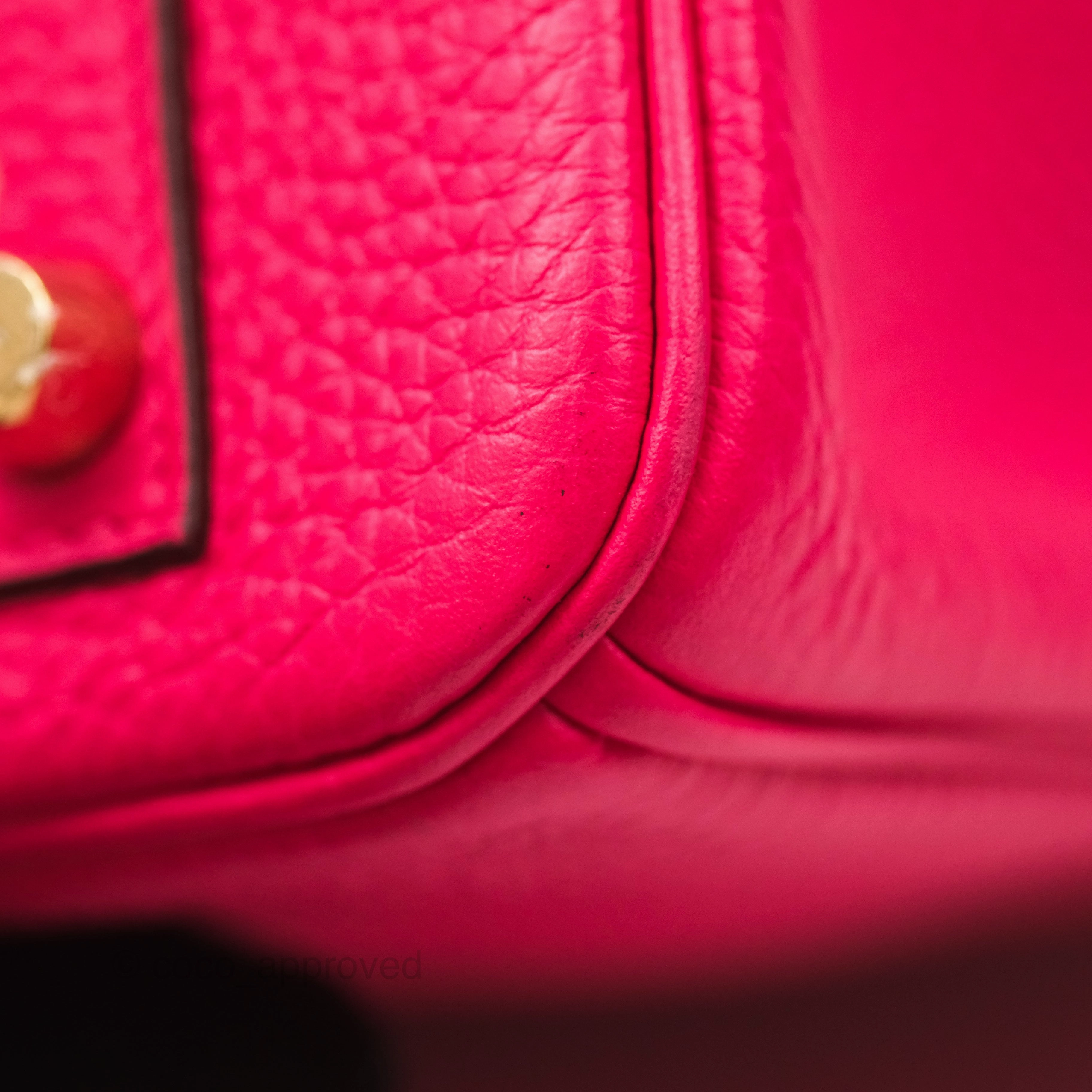 Herms Birkin 30 Retourne I6 Rose Extrme Clemence Gold Hardware