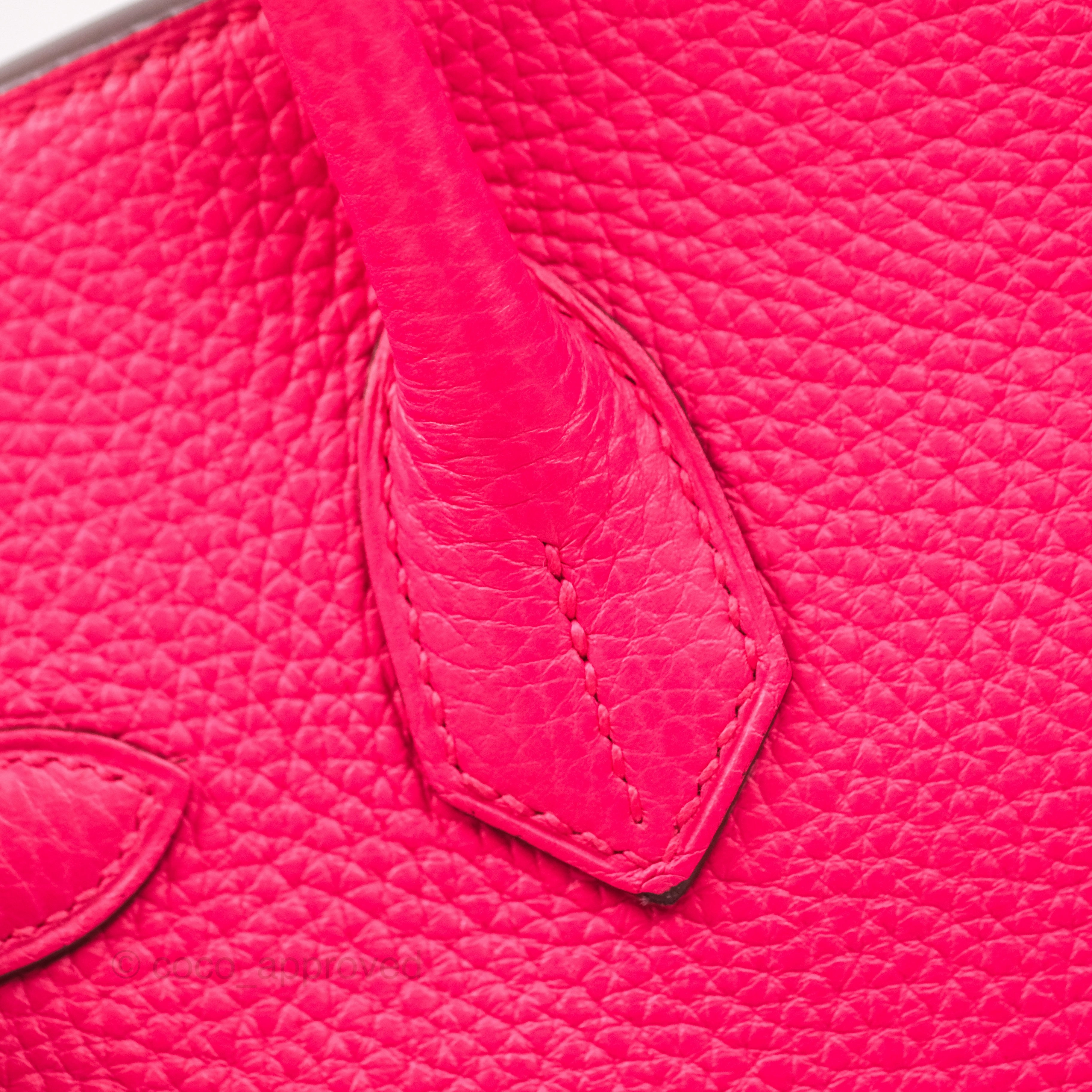 Herms Birkin 30 Retourne I6 Rose Extrme Clemence Gold Hardware