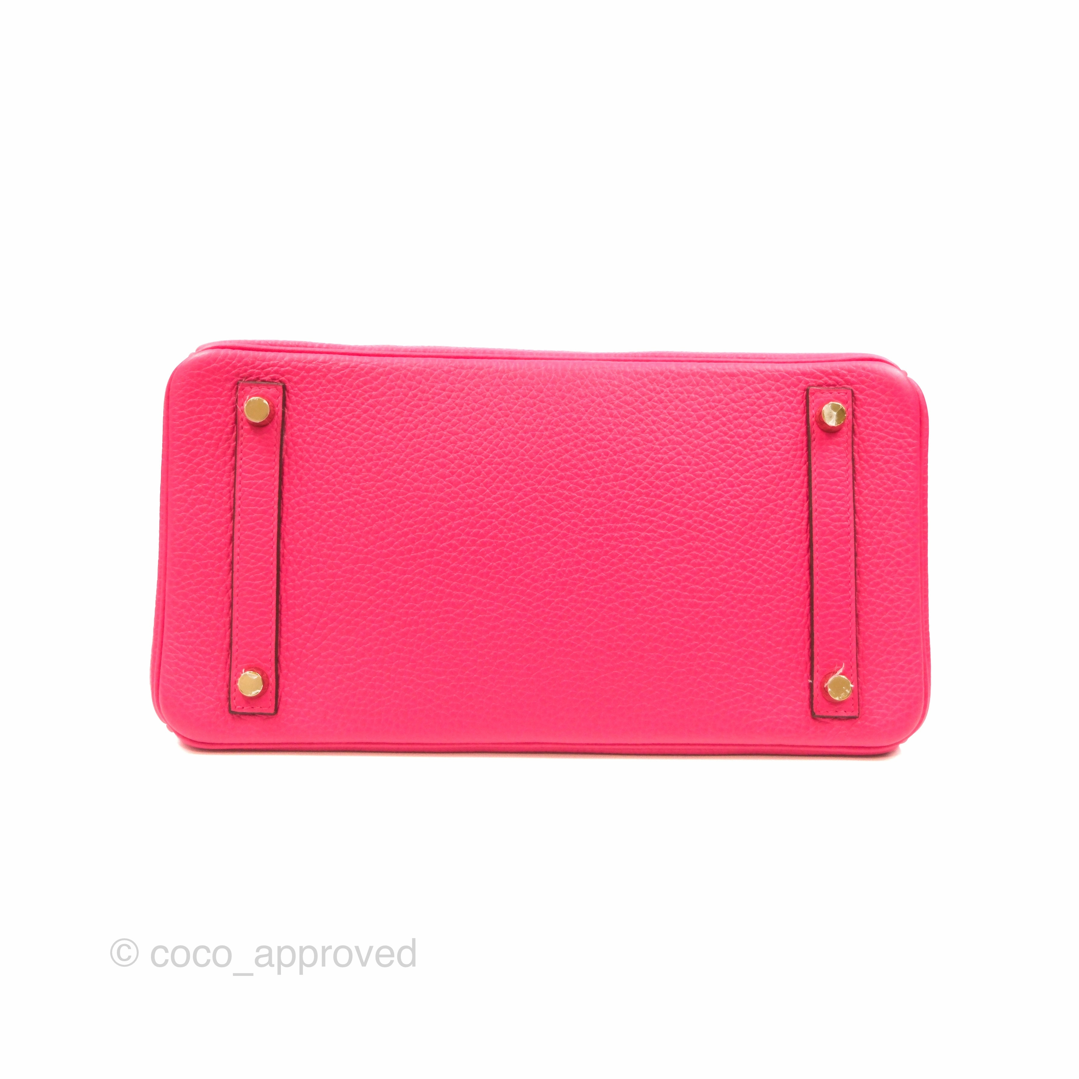 Herms Birkin 30 Retourne I6 Rose Extrme Clemence Gold Hardware