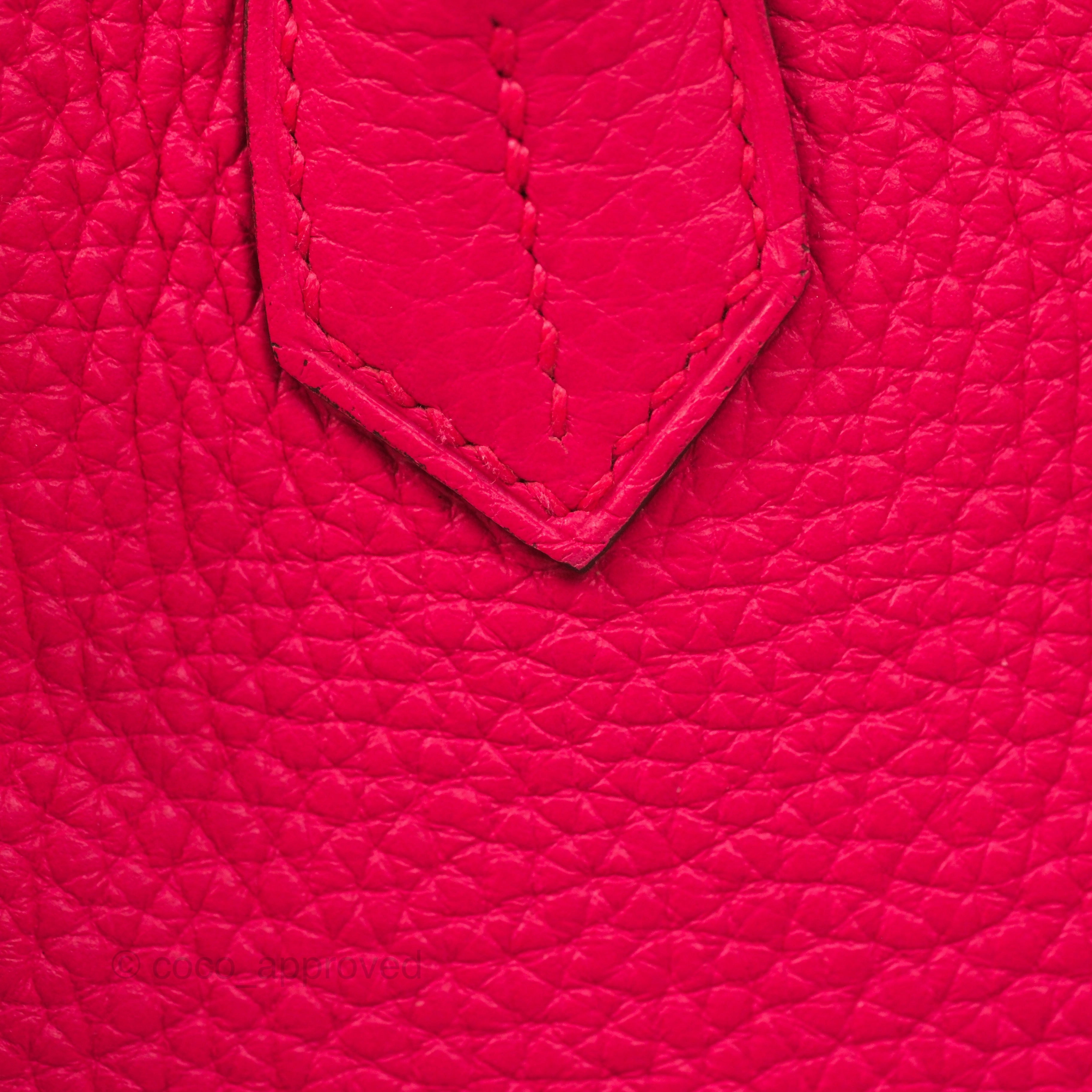 Herms Birkin 30 Retourne I6 Rose Extrme Clemence Gold Hardware