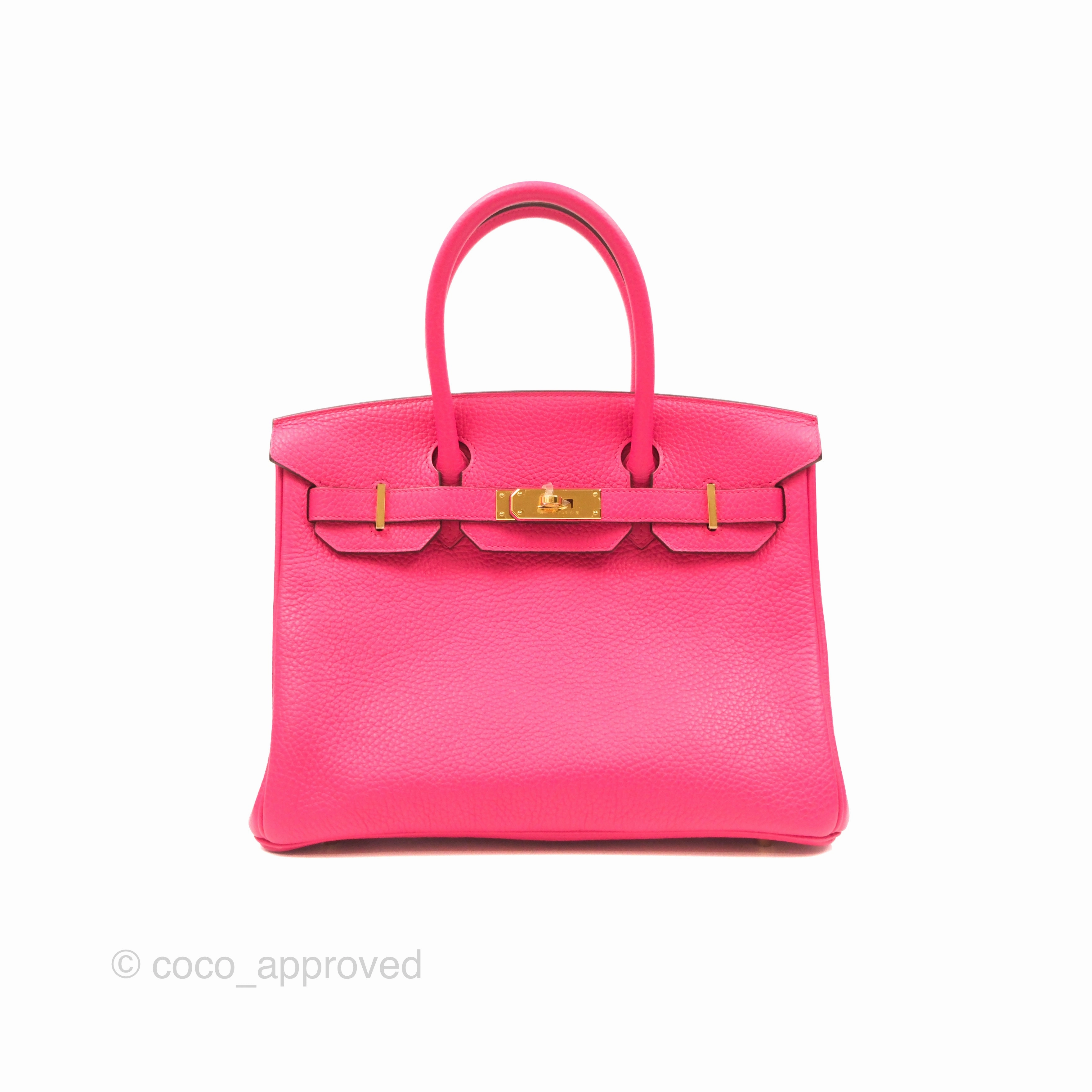 Herms Birkin 30 Retourne I6 Rose Extrme Clemence Gold Hardware