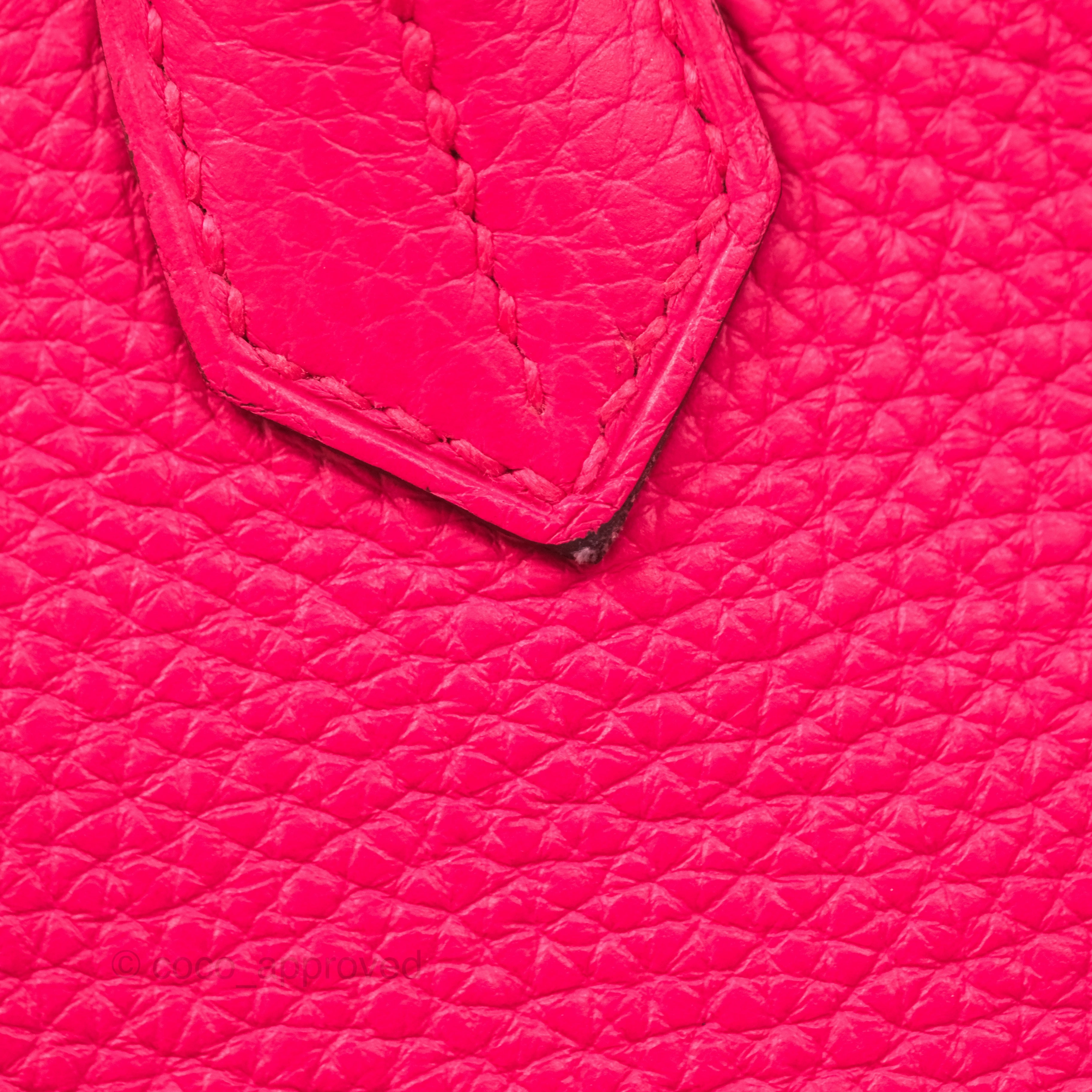 Herms Birkin 30 Retourne I6 Rose Extrme Clemence Gold Hardware