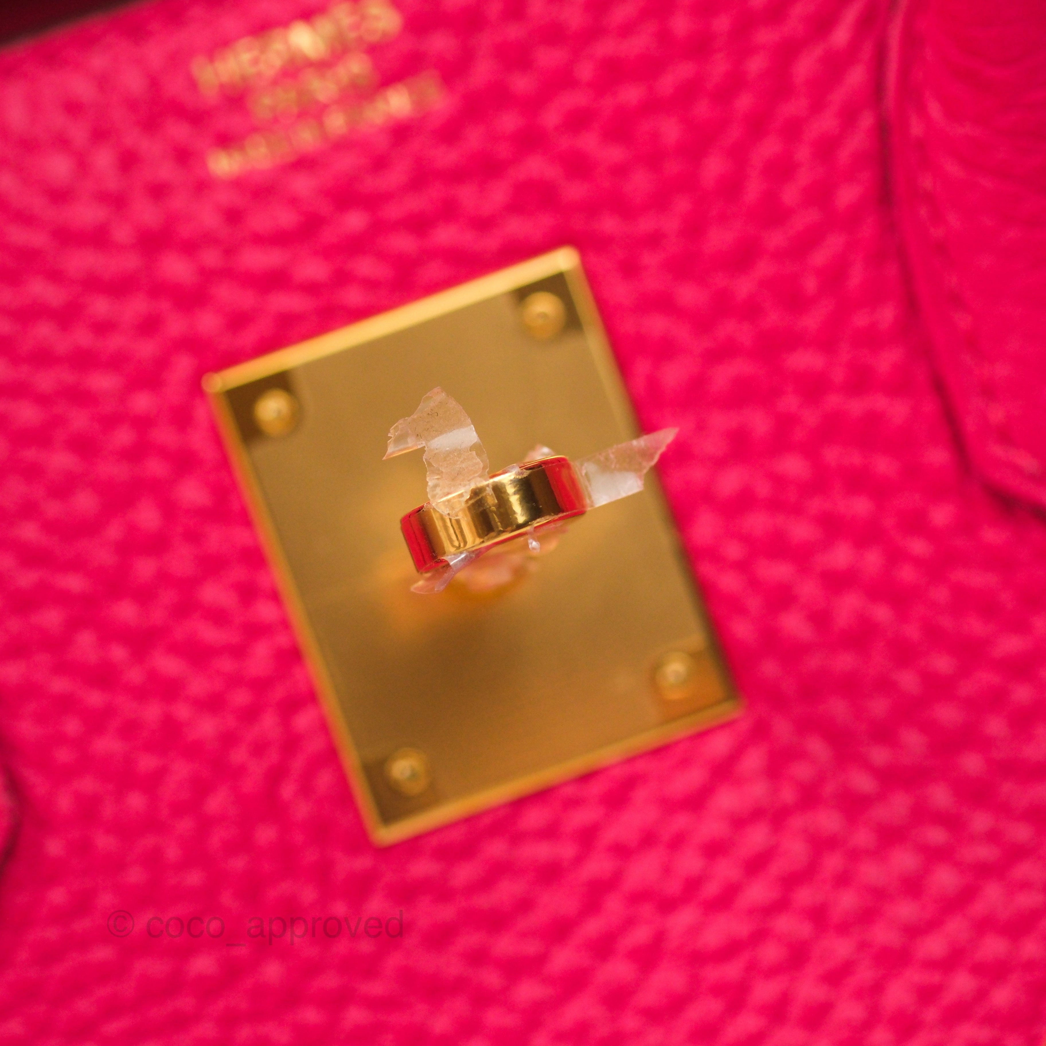 Herms Birkin 30 Retourne I6 Rose Extrme Clemence Gold Hardware