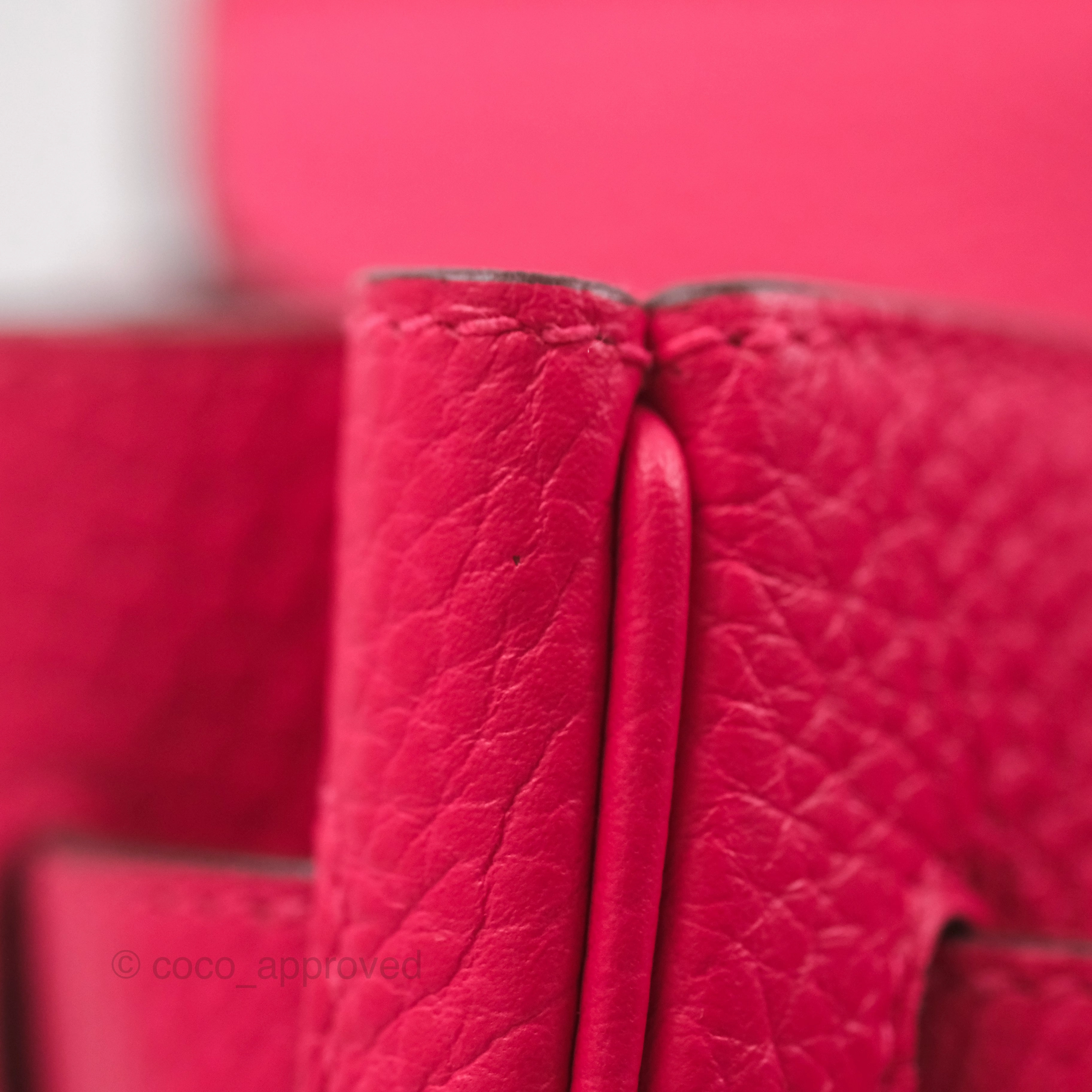 Herms Birkin 30 Retourne I6 Rose Extrme Clemence Gold Hardware