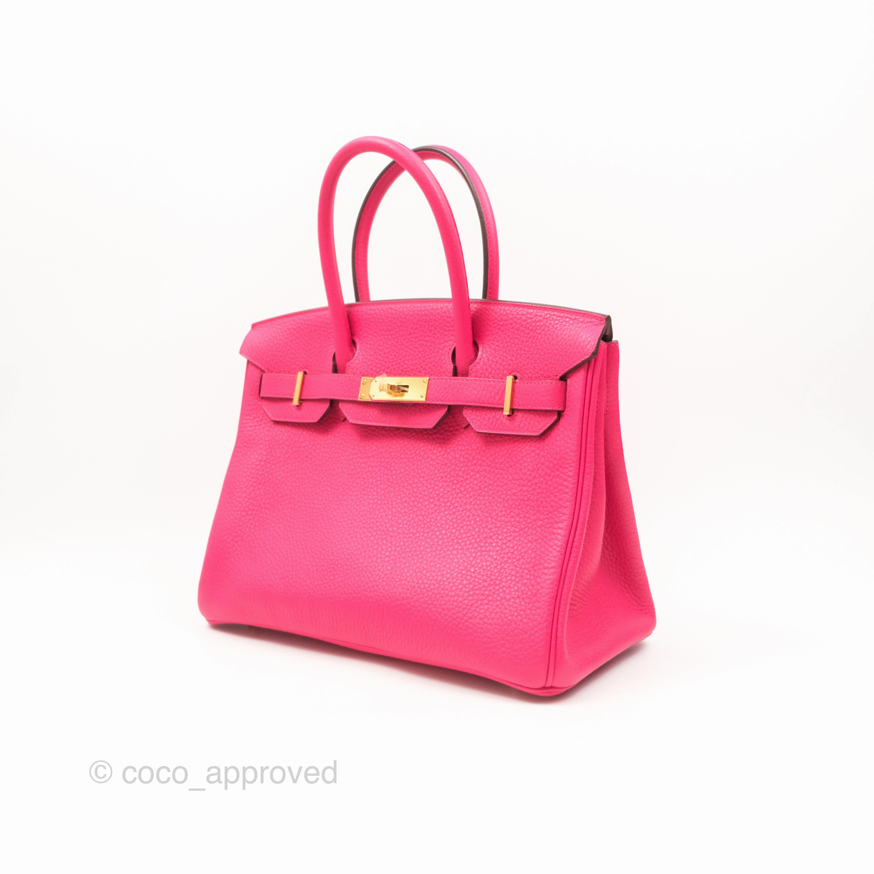 Herms Birkin 30 Retourne I6 Rose Extrme Clemence Gold Hardware