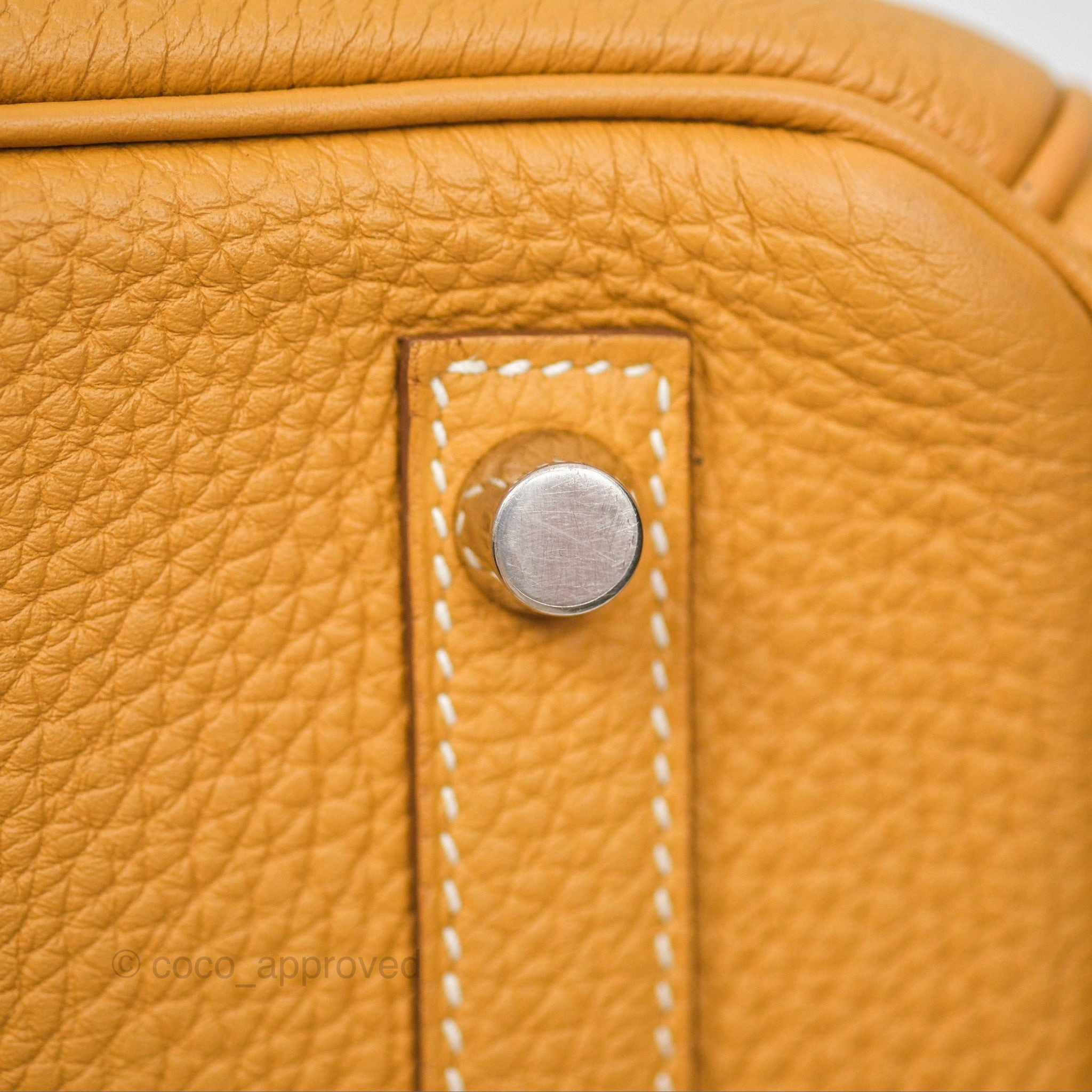 Herms Birkin 30 Retourne Nature Sable 21 Togo Palladium Hardware