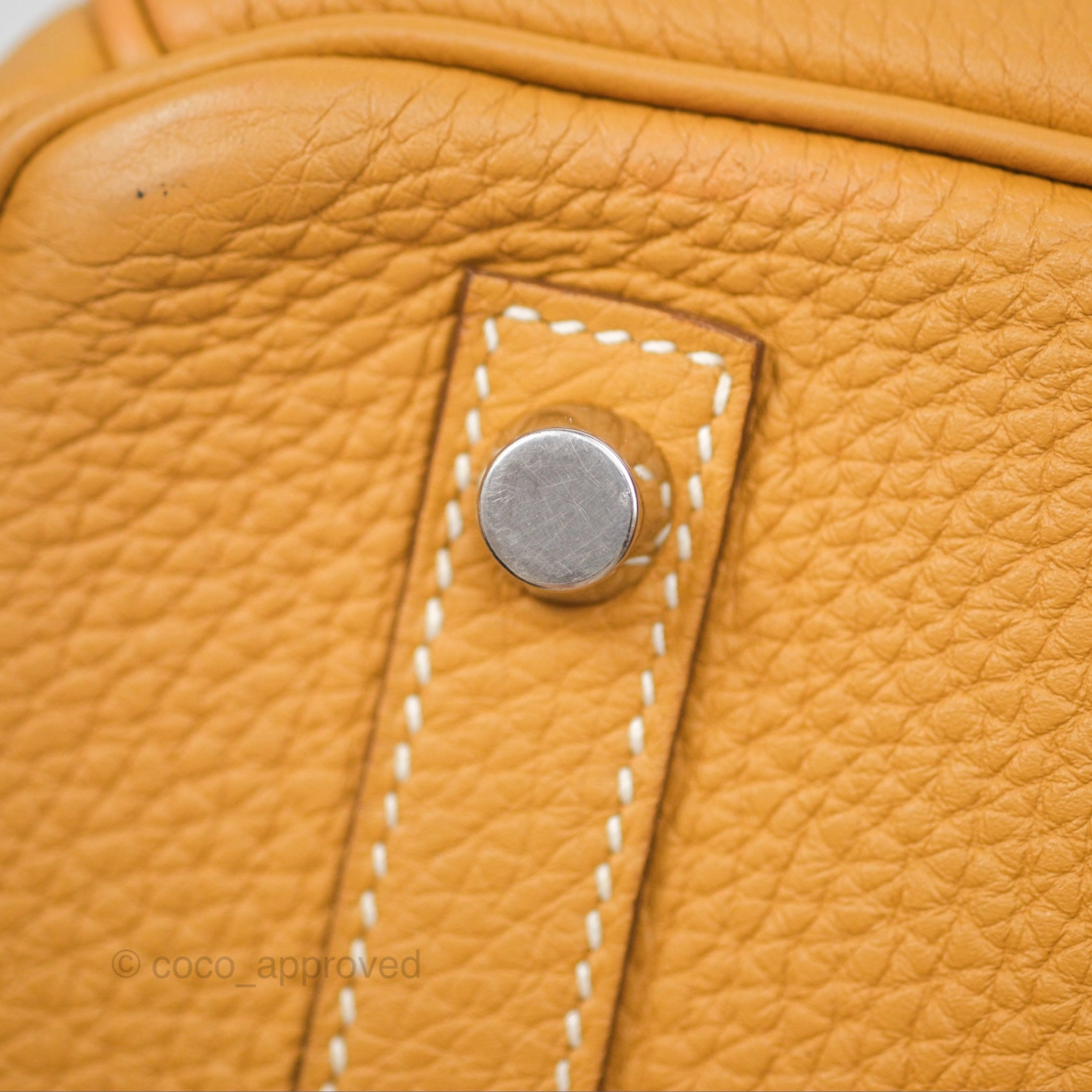 Herms Birkin 30 Retourne Nature Sable 21 Togo Palladium Hardware