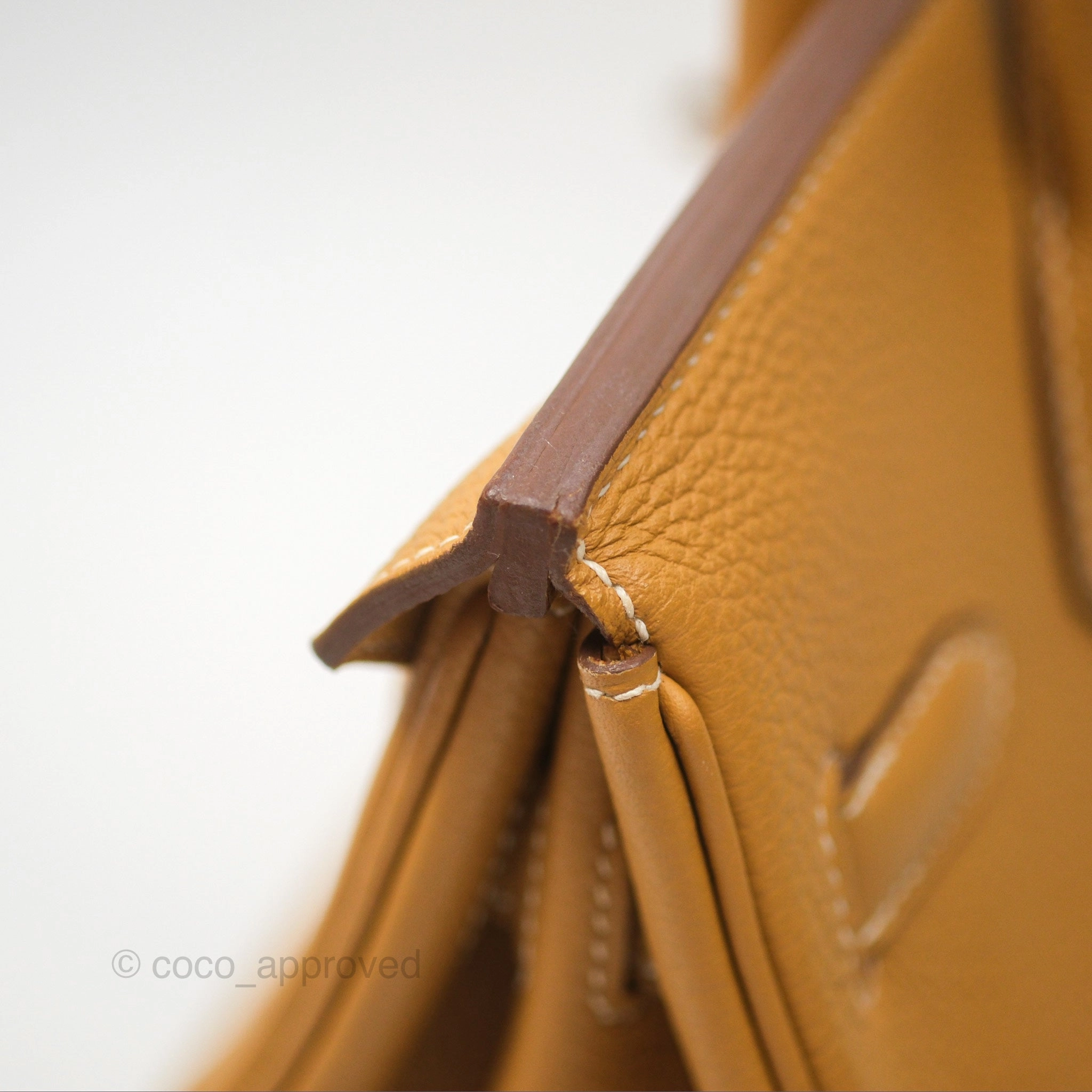 Herms Birkin 30 Retourne Nature Sable 21 Togo Palladium Hardware