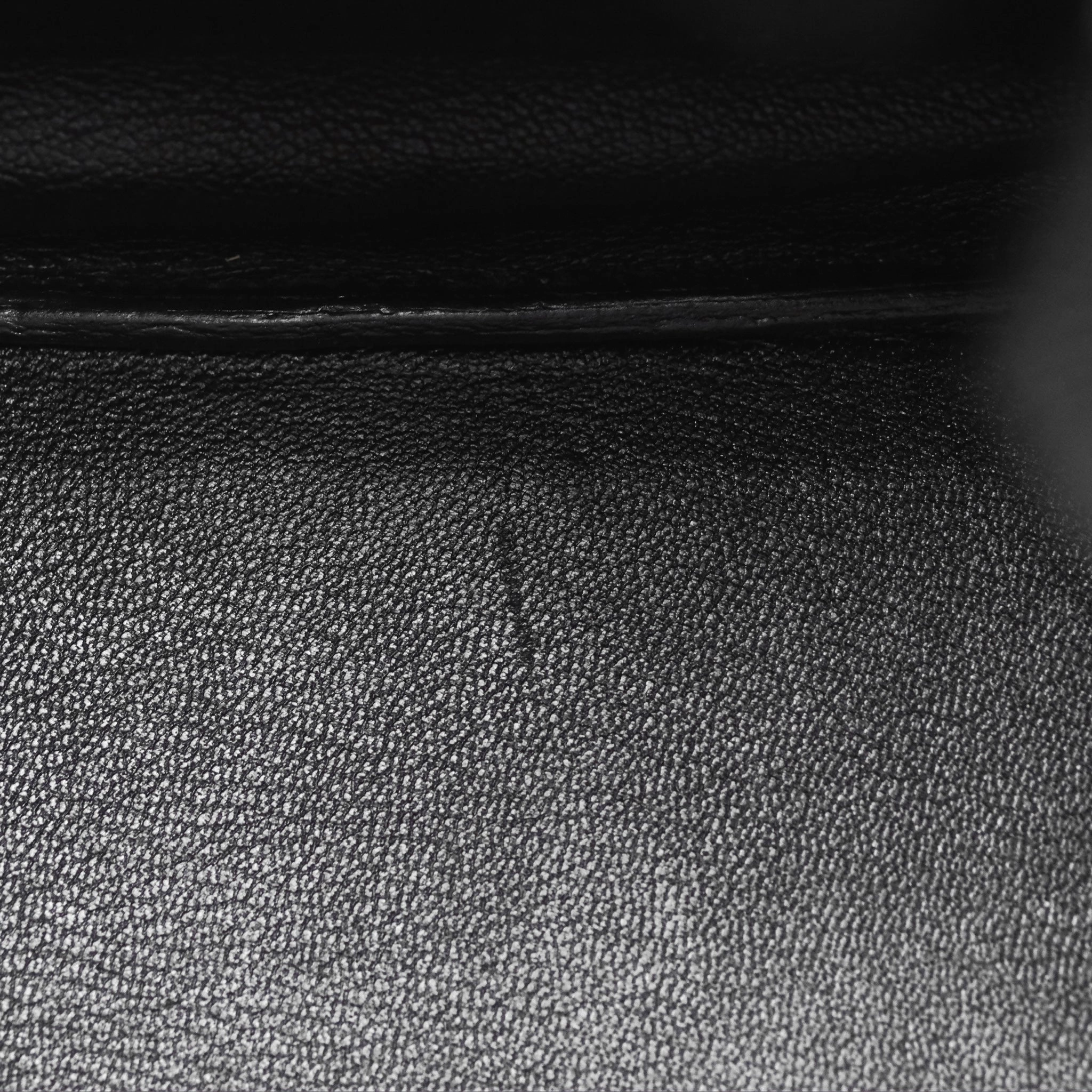 Herms Birkin 30 Retourne Noir 89 Clemence Gold Hardware