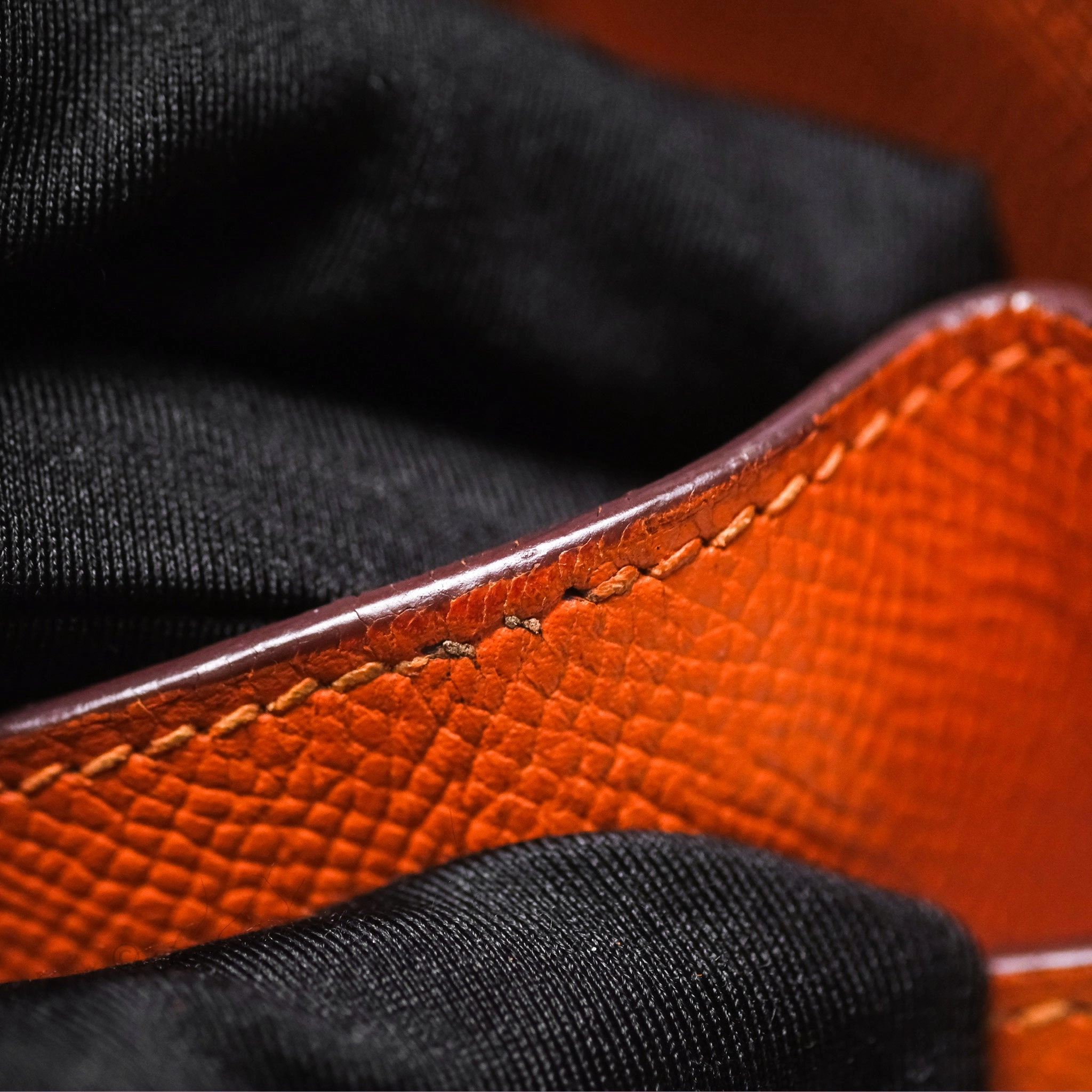 Herms Birkin 30 Retourne Orange Epsom Palladium Hardware