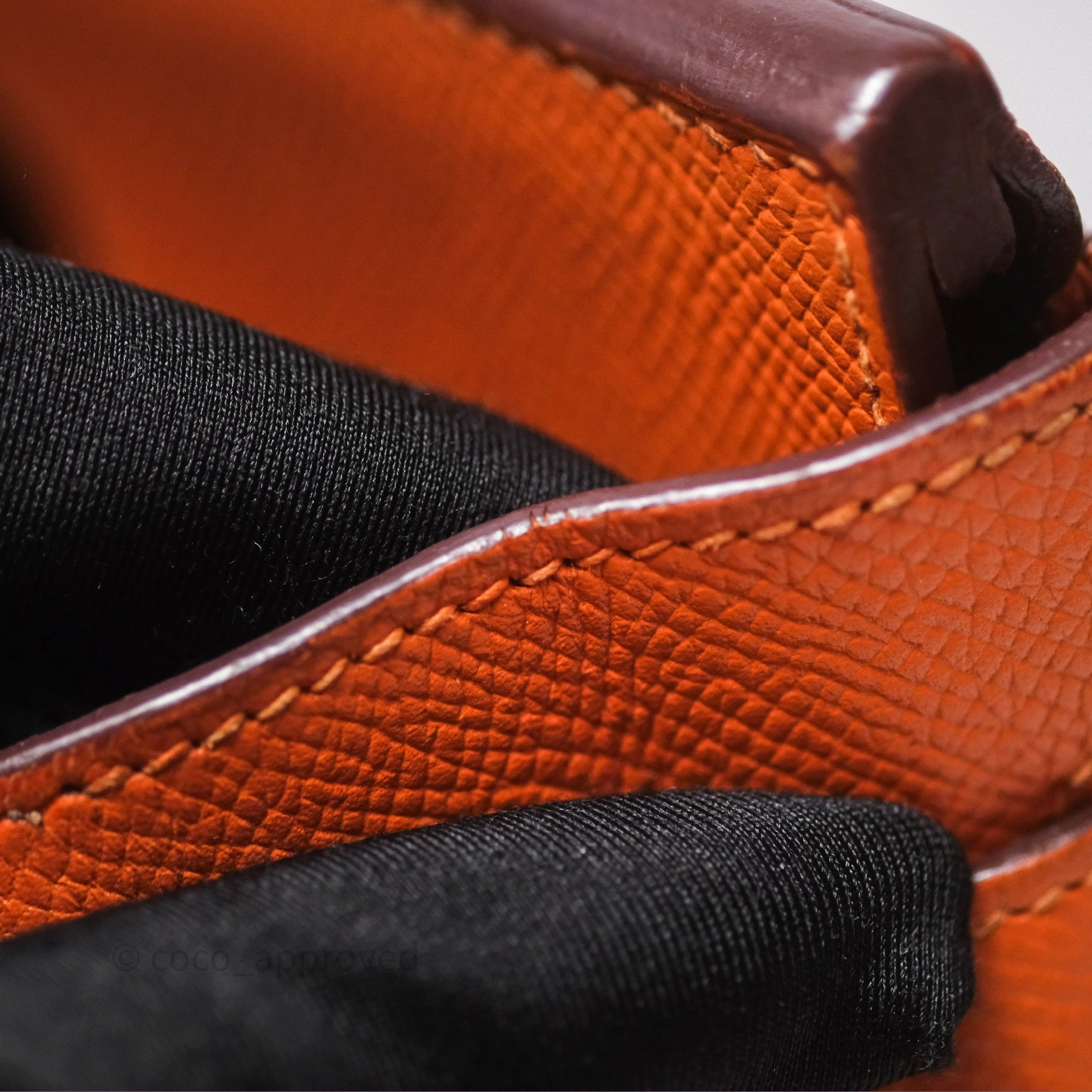 Herms Birkin 30 Retourne Orange Epsom Palladium Hardware