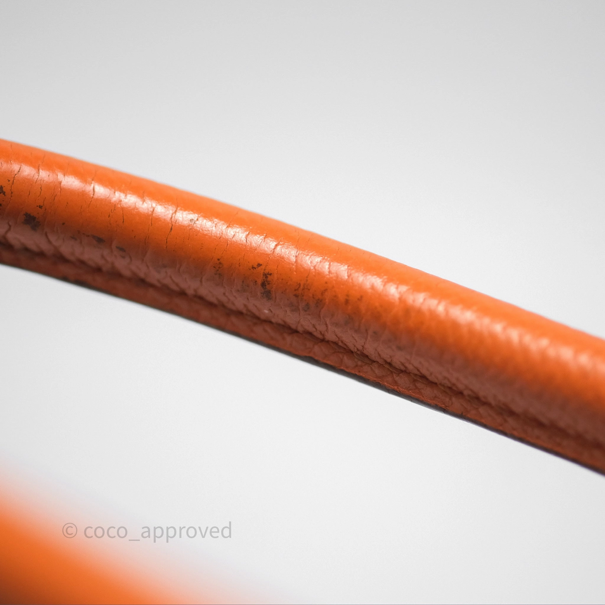 Herms Birkin 30 Retourne Orange Epsom Palladium Hardware