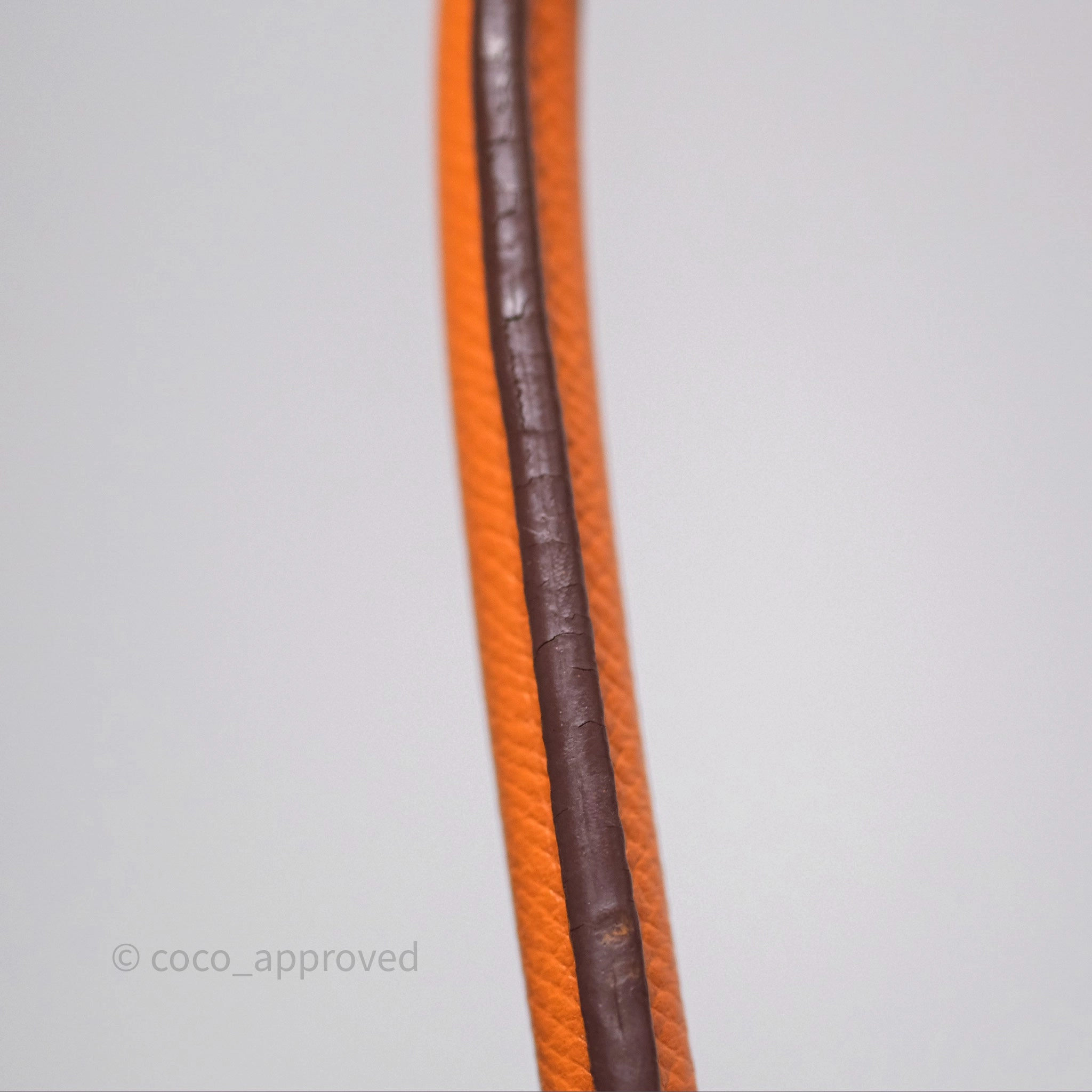 Herms Birkin 30 Retourne Orange Epsom Palladium Hardware