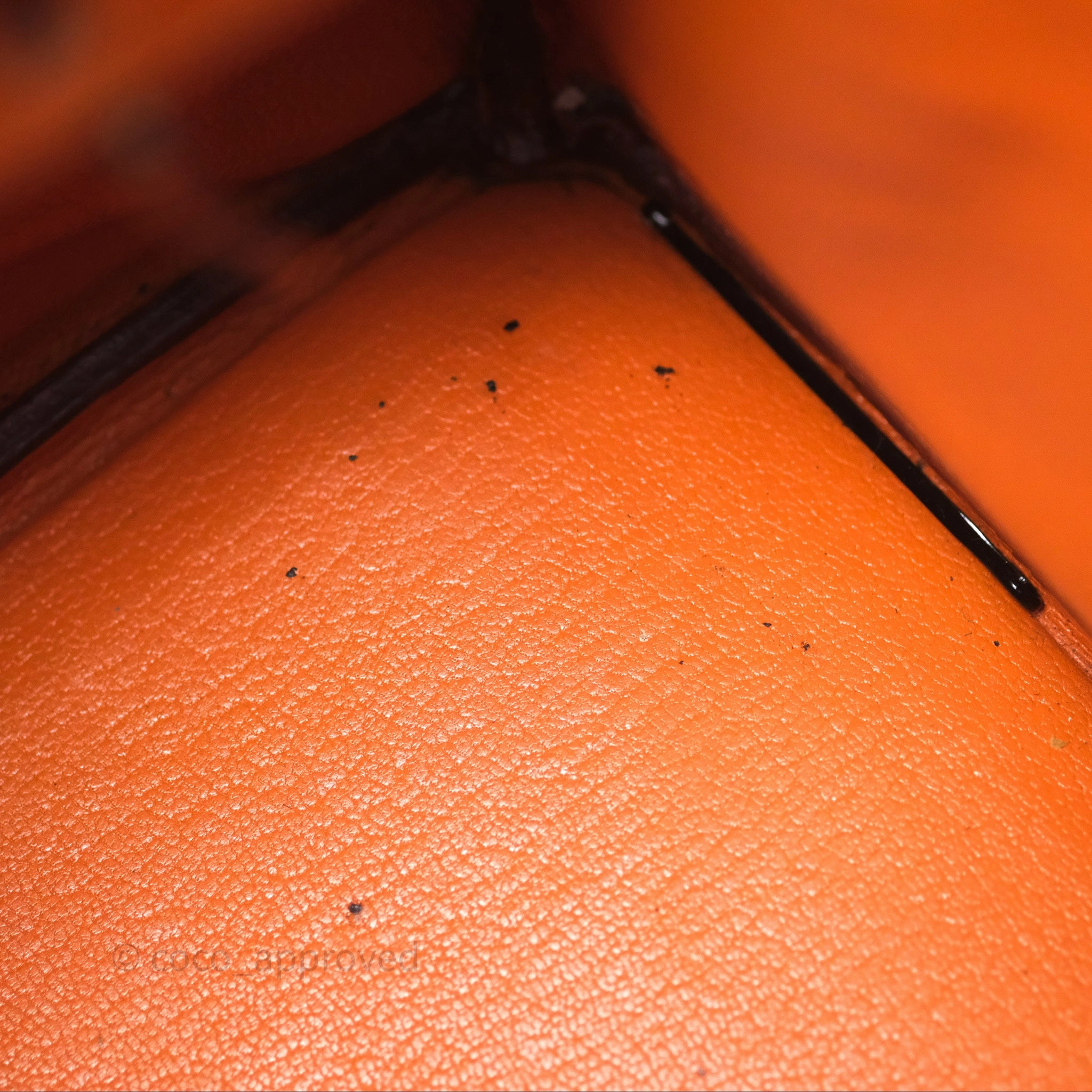 Herms Birkin 30 Retourne Orange Epsom Palladium Hardware