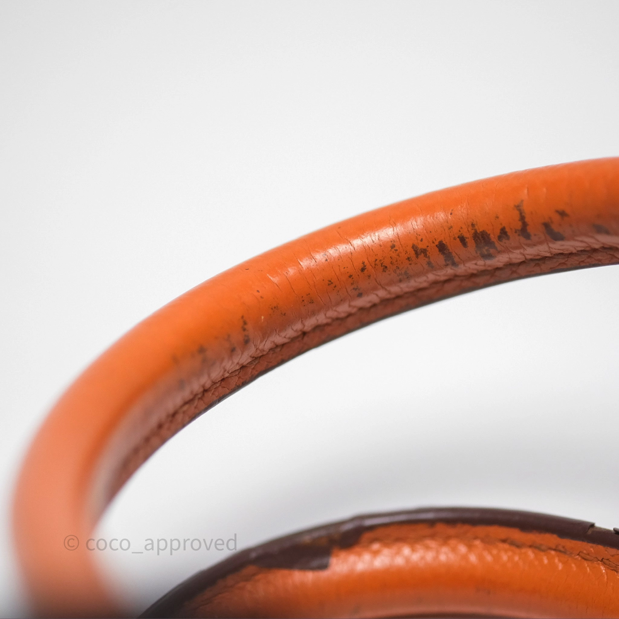 Herms Birkin 30 Retourne Orange Epsom Palladium Hardware