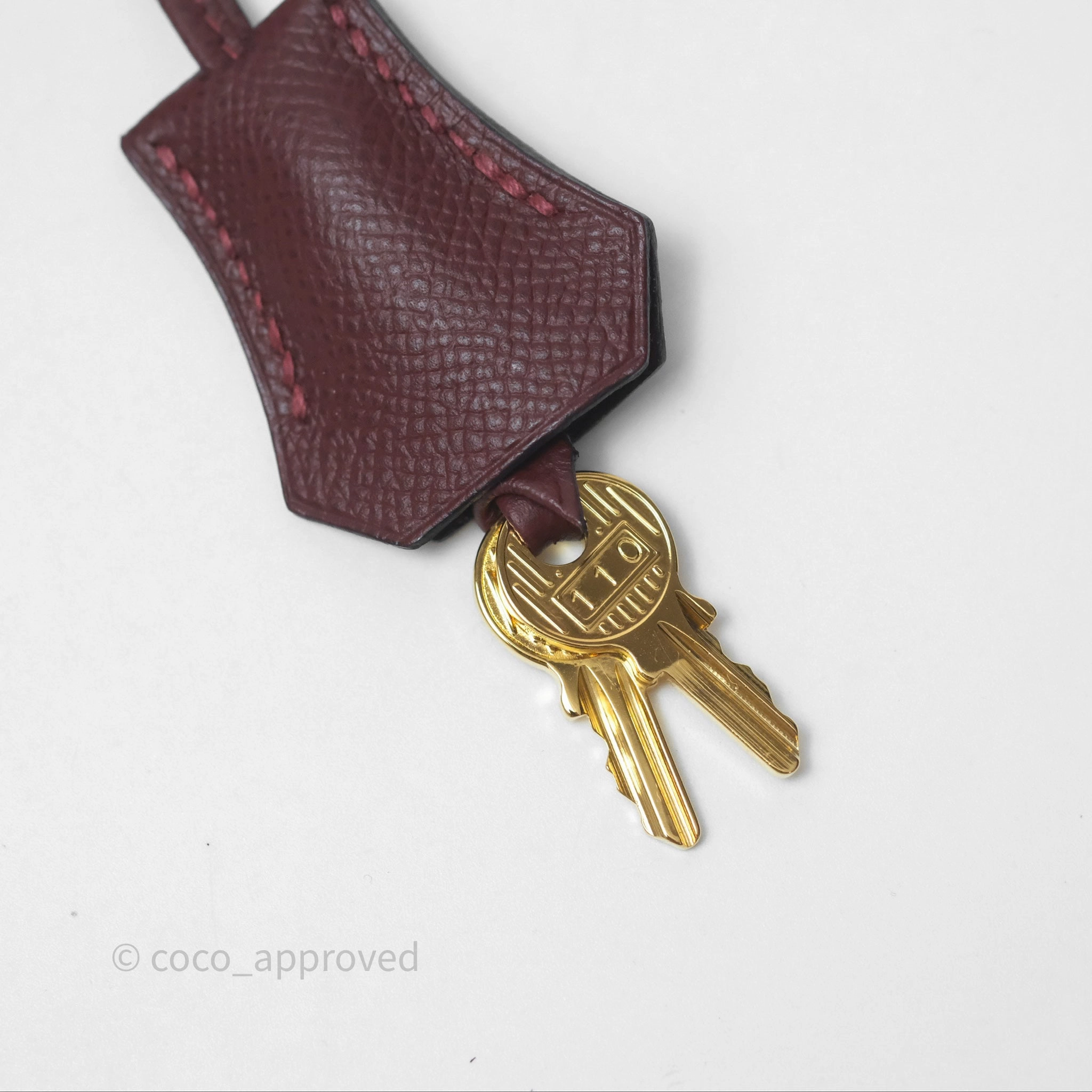 Herms Birkin 30 Retourne Rouge H 55 Epsom Gold Hardware