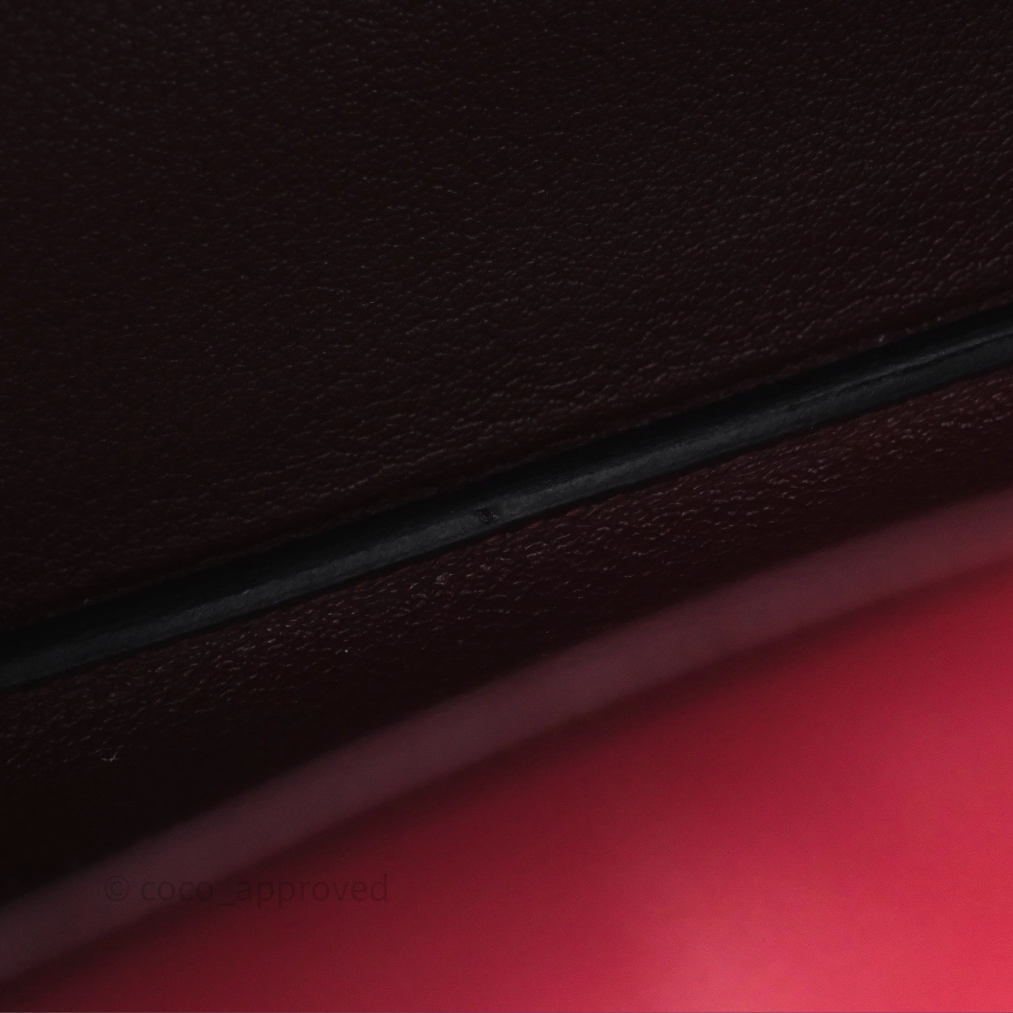 Herms Birkin 30 Retourne Rouge H 55 Epsom Gold Hardware