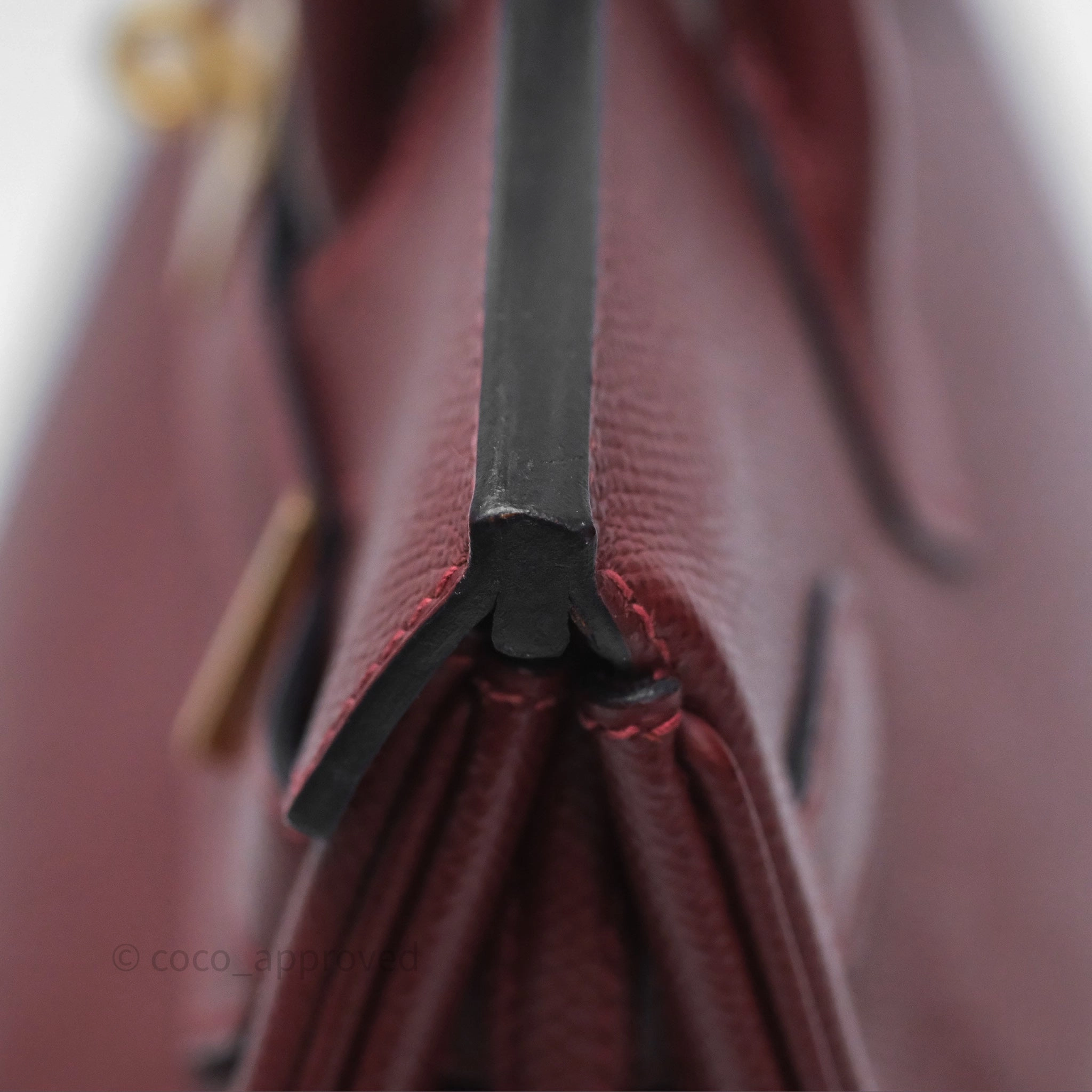 Herms Birkin 30 Retourne Rouge H 55 Epsom Gold Hardware