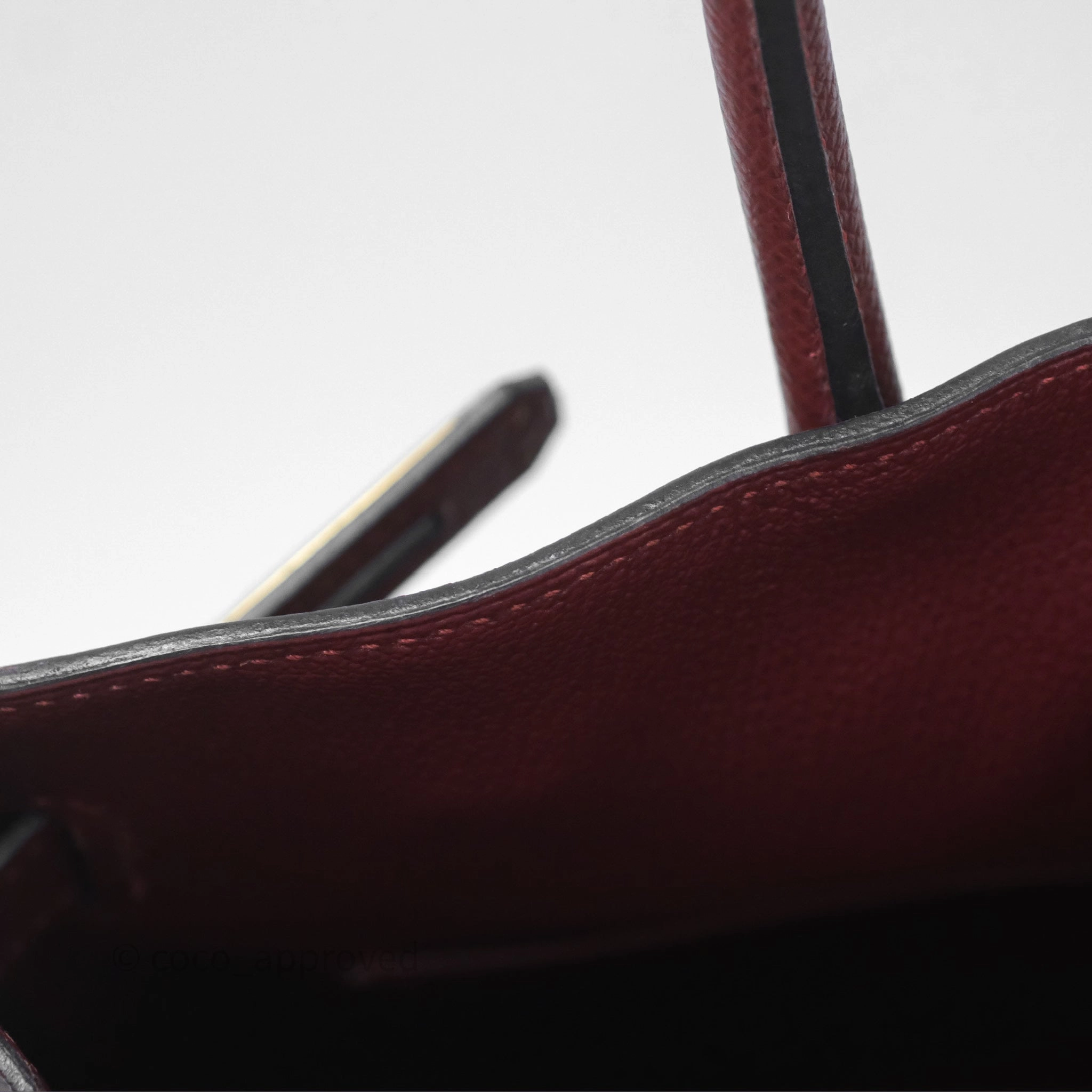 Herms Birkin 30 Retourne Rouge H 55 Epsom Gold Hardware