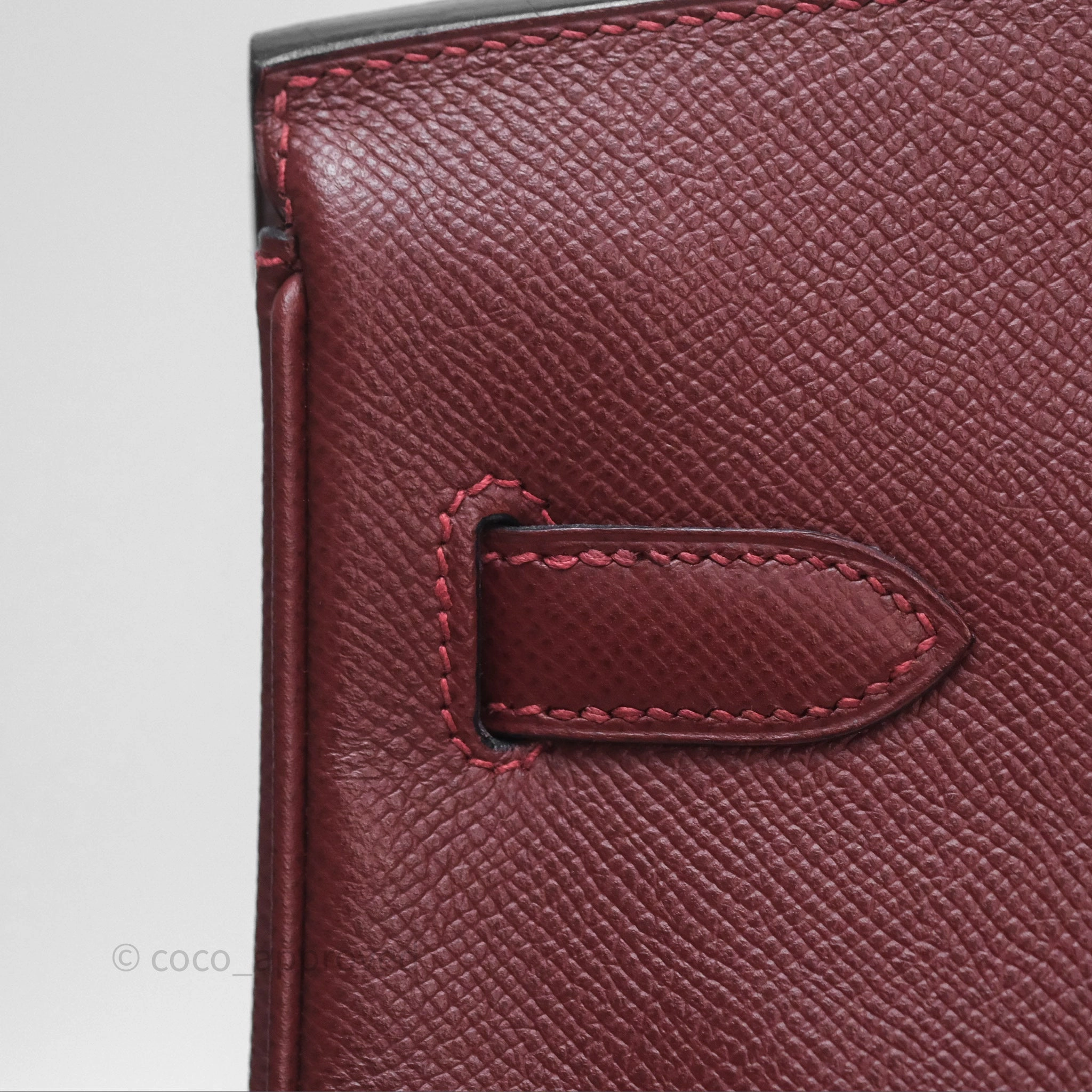 Herms Birkin 30 Retourne Rouge H 55 Epsom Gold Hardware